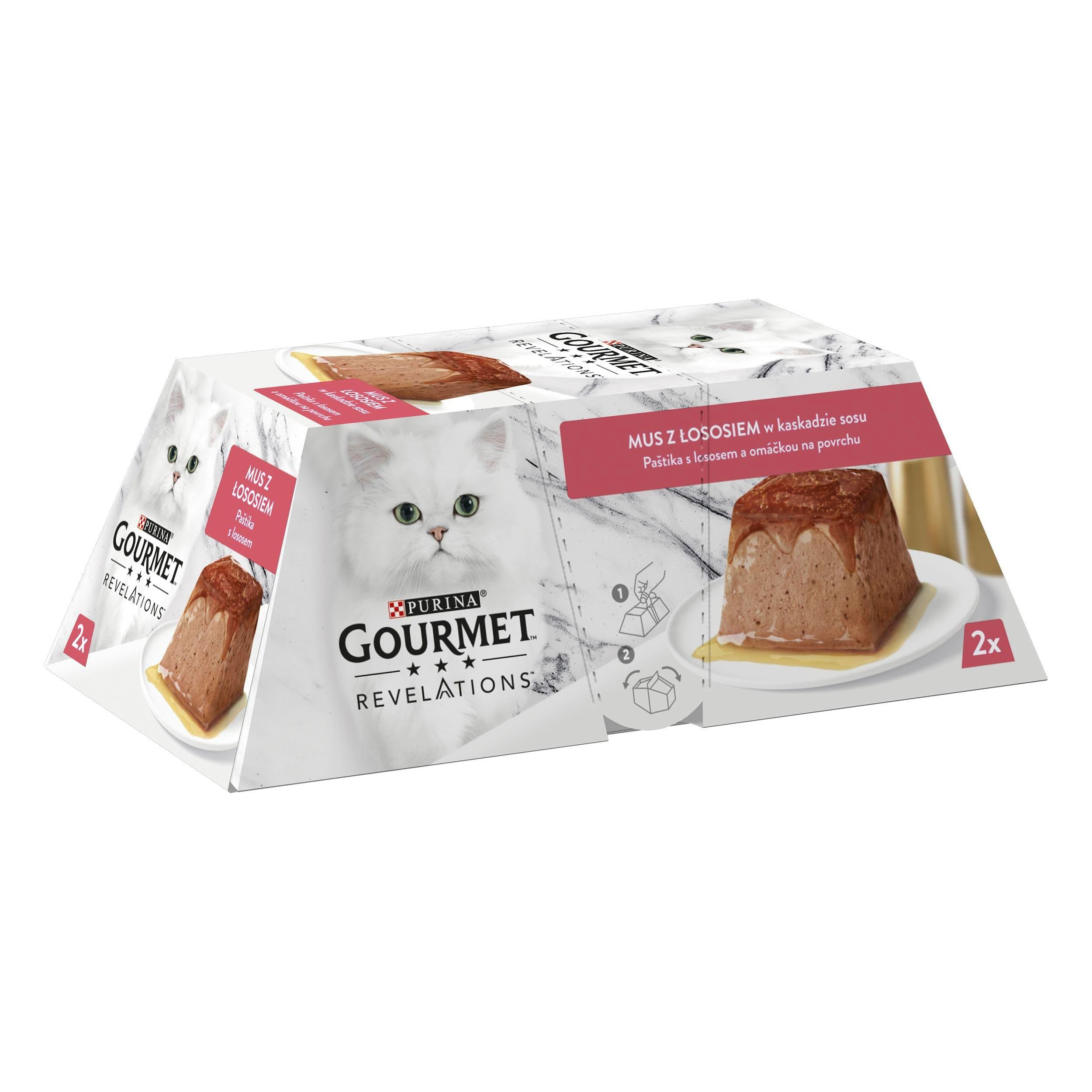 Purina Gourmet Revelations delikátní Paštika s hovězím 2 x 57g