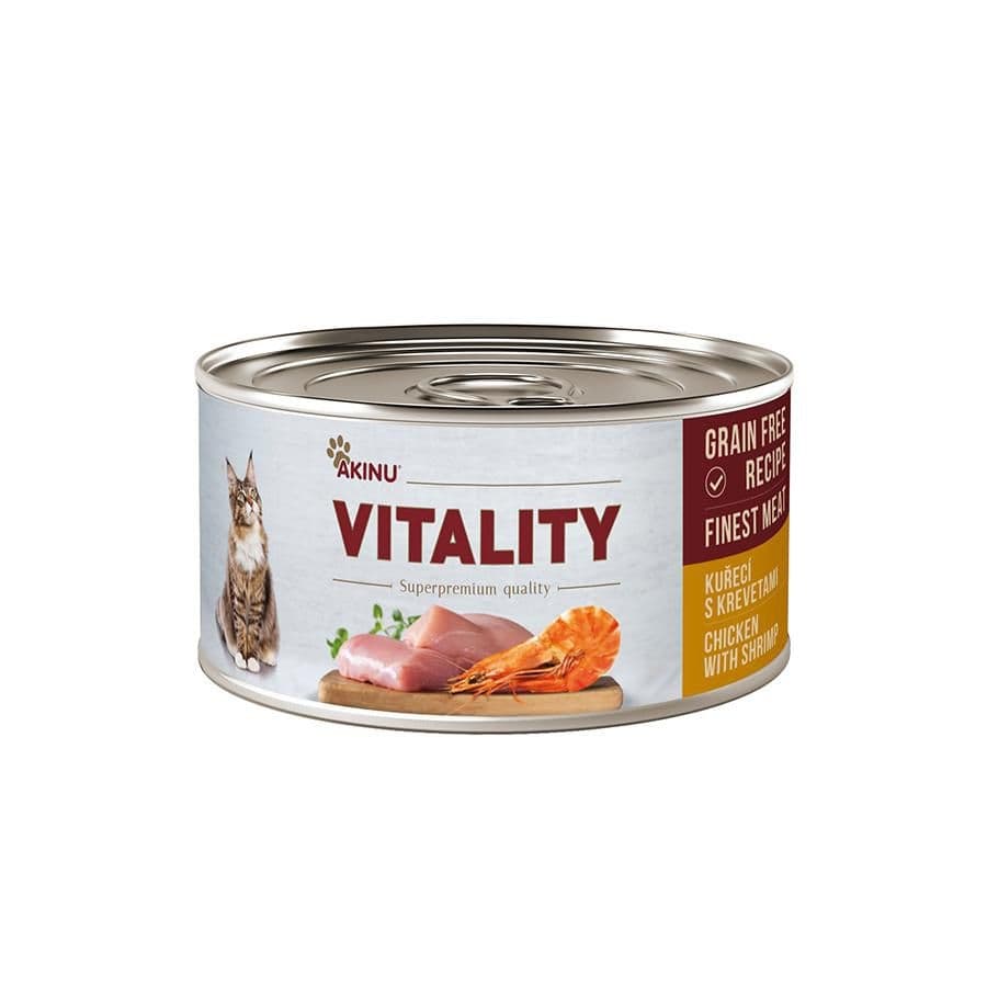 Vitality kuřecí s krevetami pro kočky 70 g