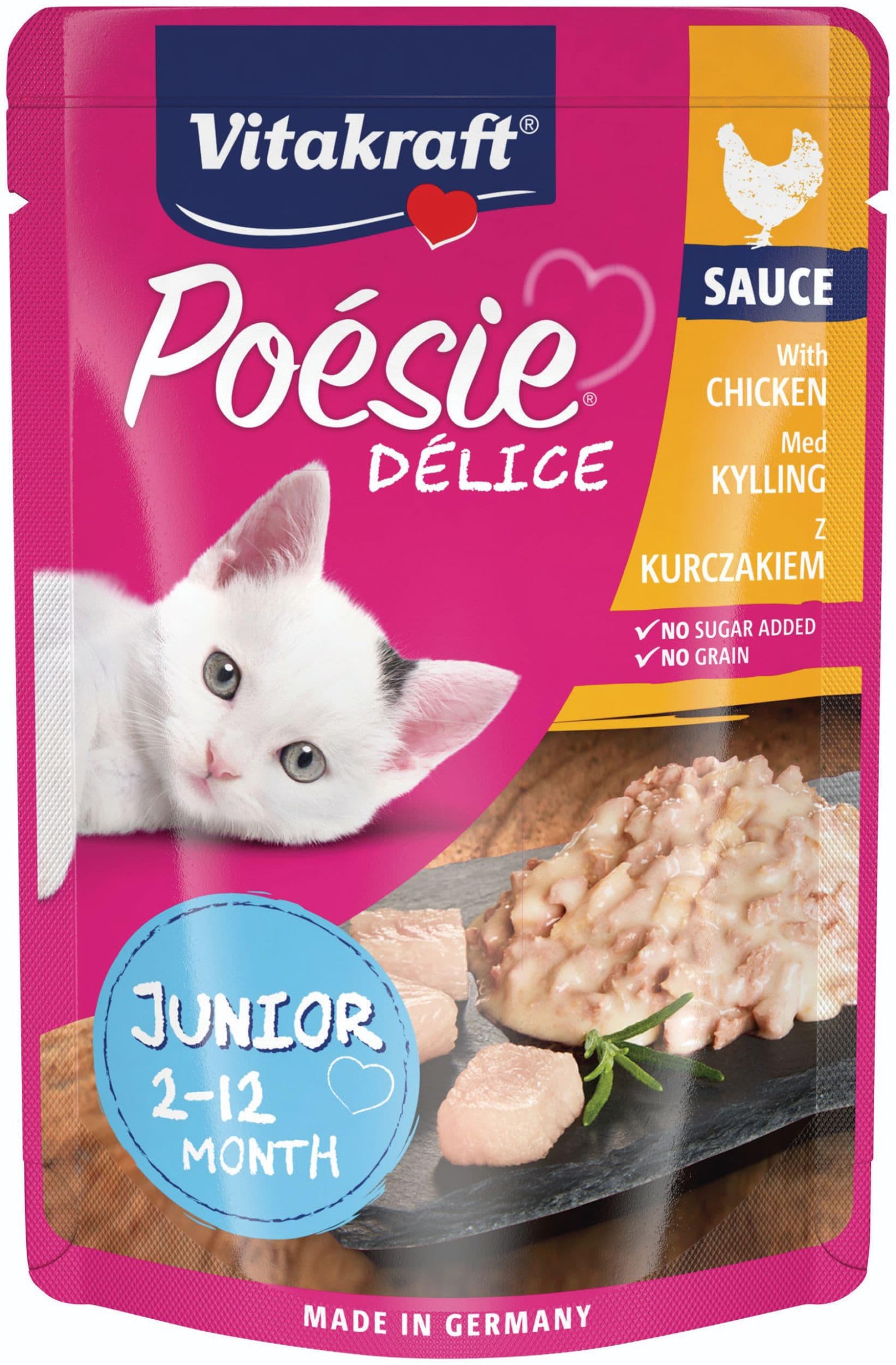Vitakraft Poésie Délice kuřecí junior 85 g