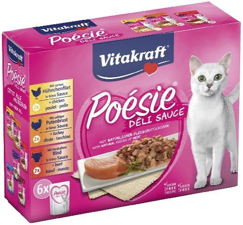 Vitakraft Poésie Delisauce masový mix 6x85 g