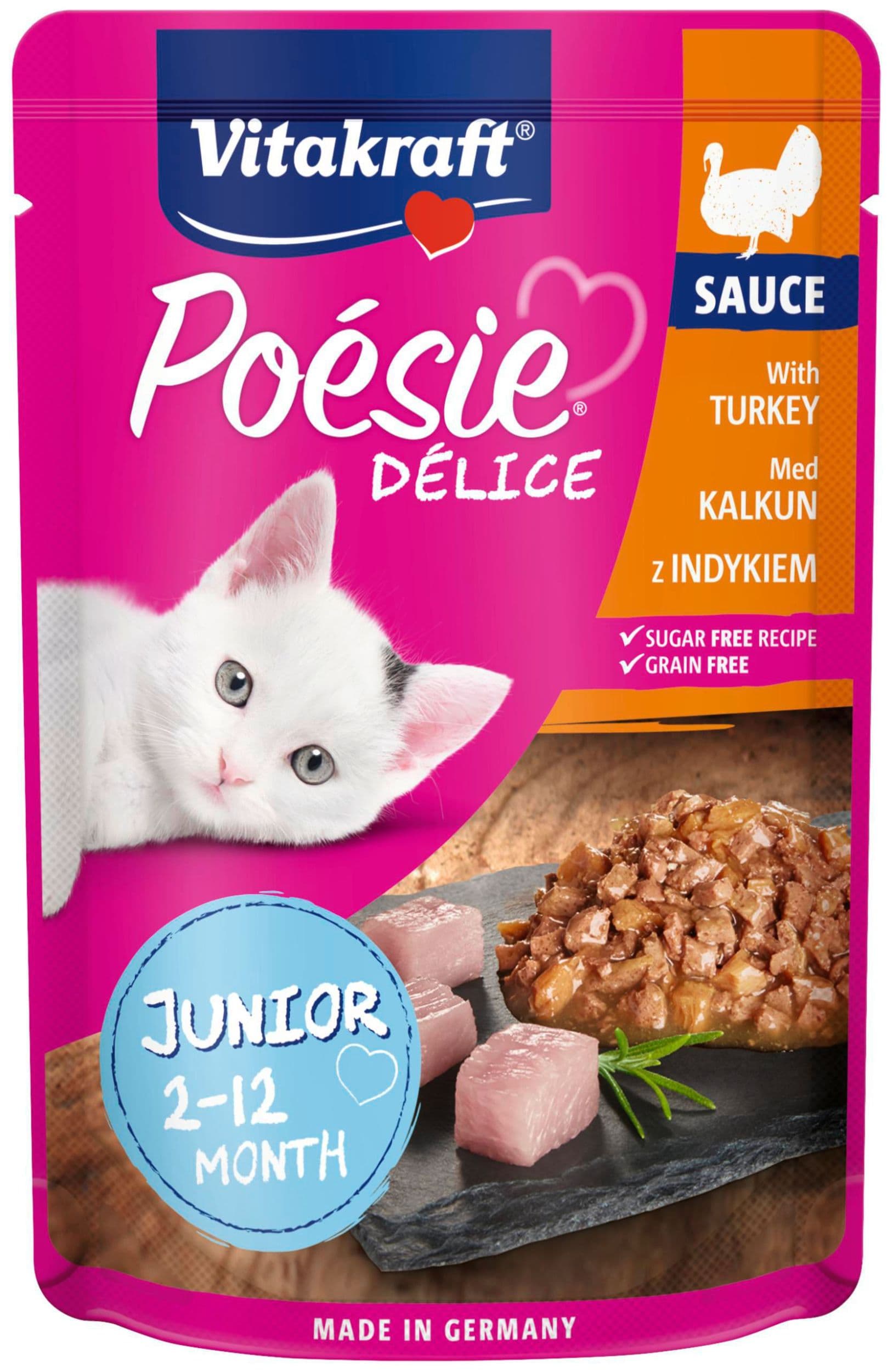 Vitakraft Poésie Délisauce krůtí junior pro koťata 85 g
