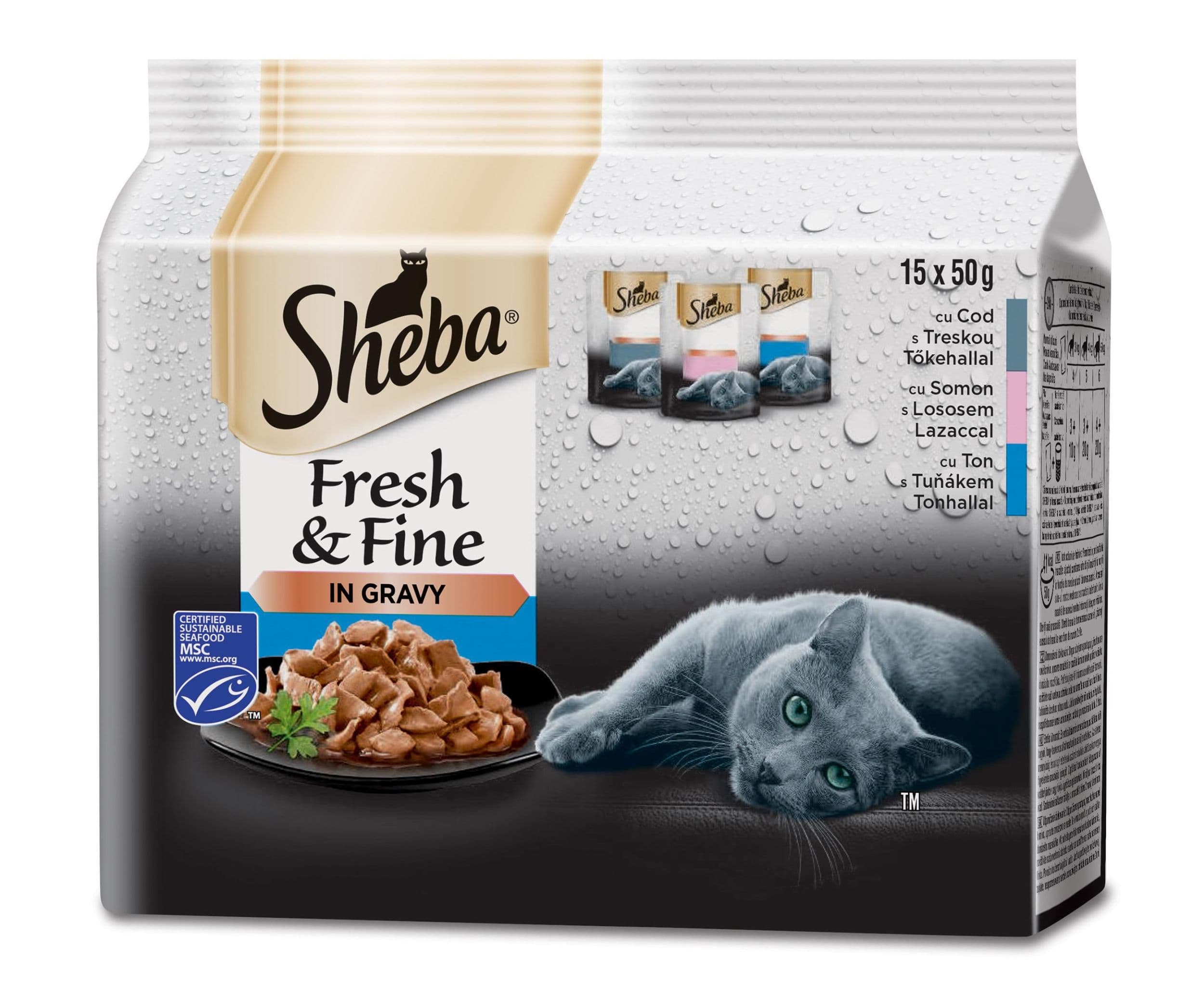 Sheba kapsičky rybí výběr 15x50g