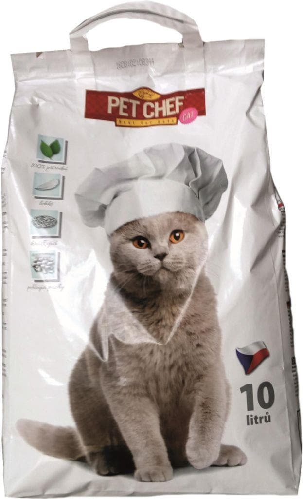 PetChef Hrudkující podestýlka pro kočky 10l