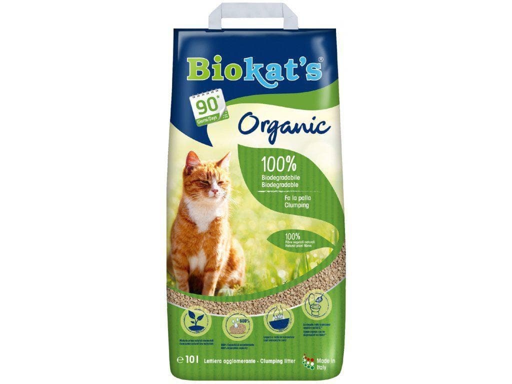 Biokat´s Organic podestýlka pro kočky 10 l