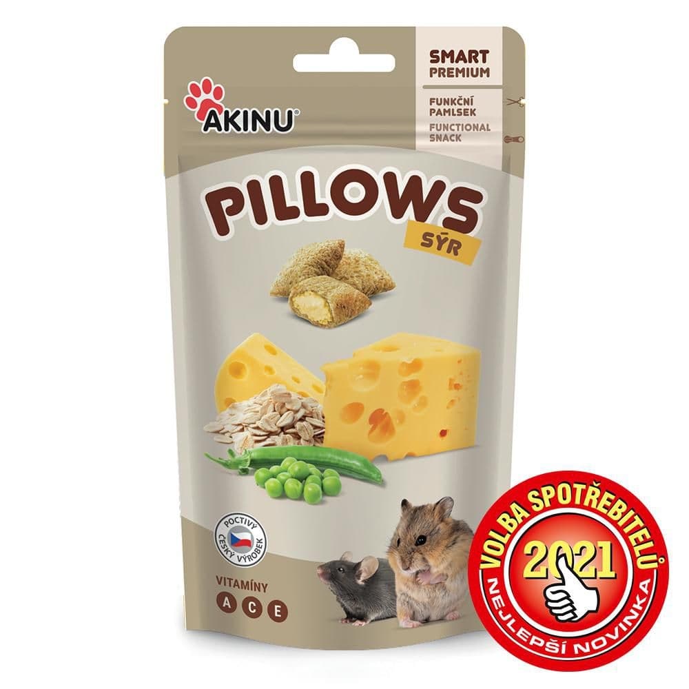 Akinu Pillows polštářky se sýrem pro hlodavce 40g