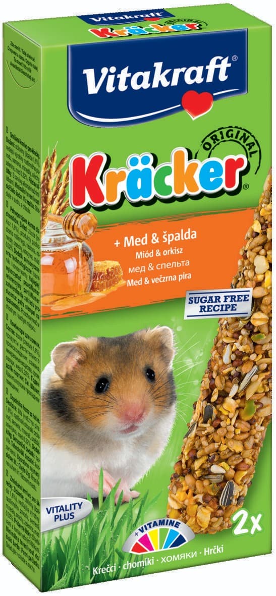 Vitakraft Kräcker medový pro křečka 2x56 g