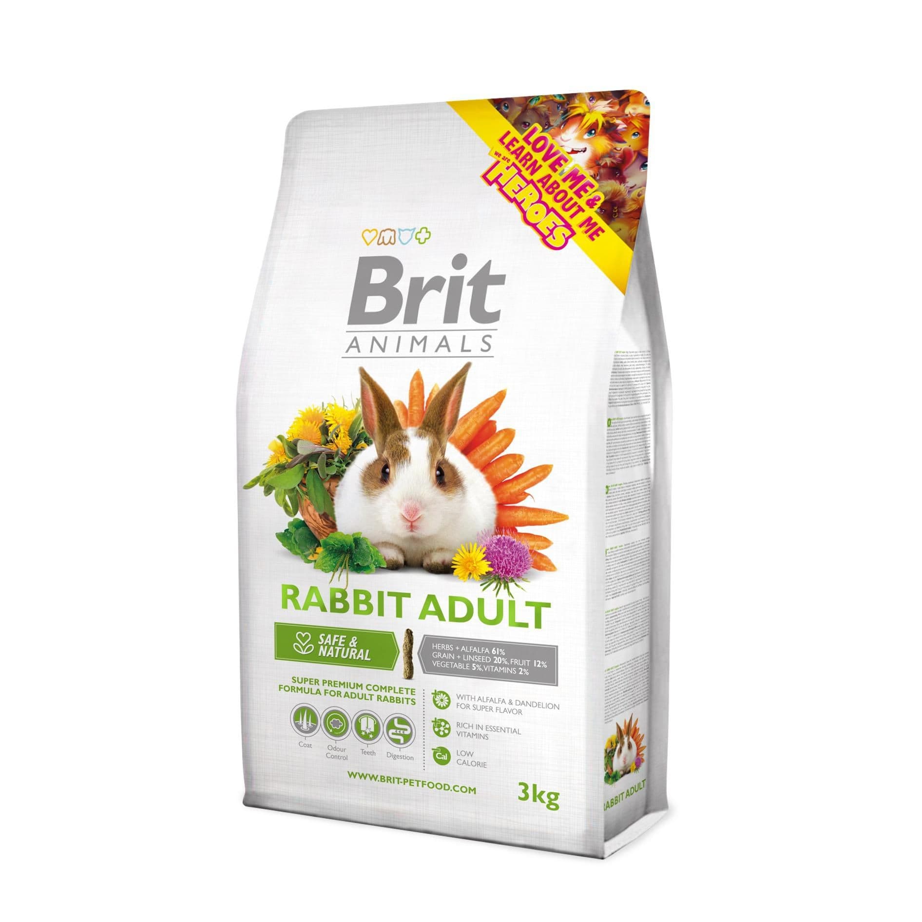 Brit Animals Rabbit Adult Complete 3000g