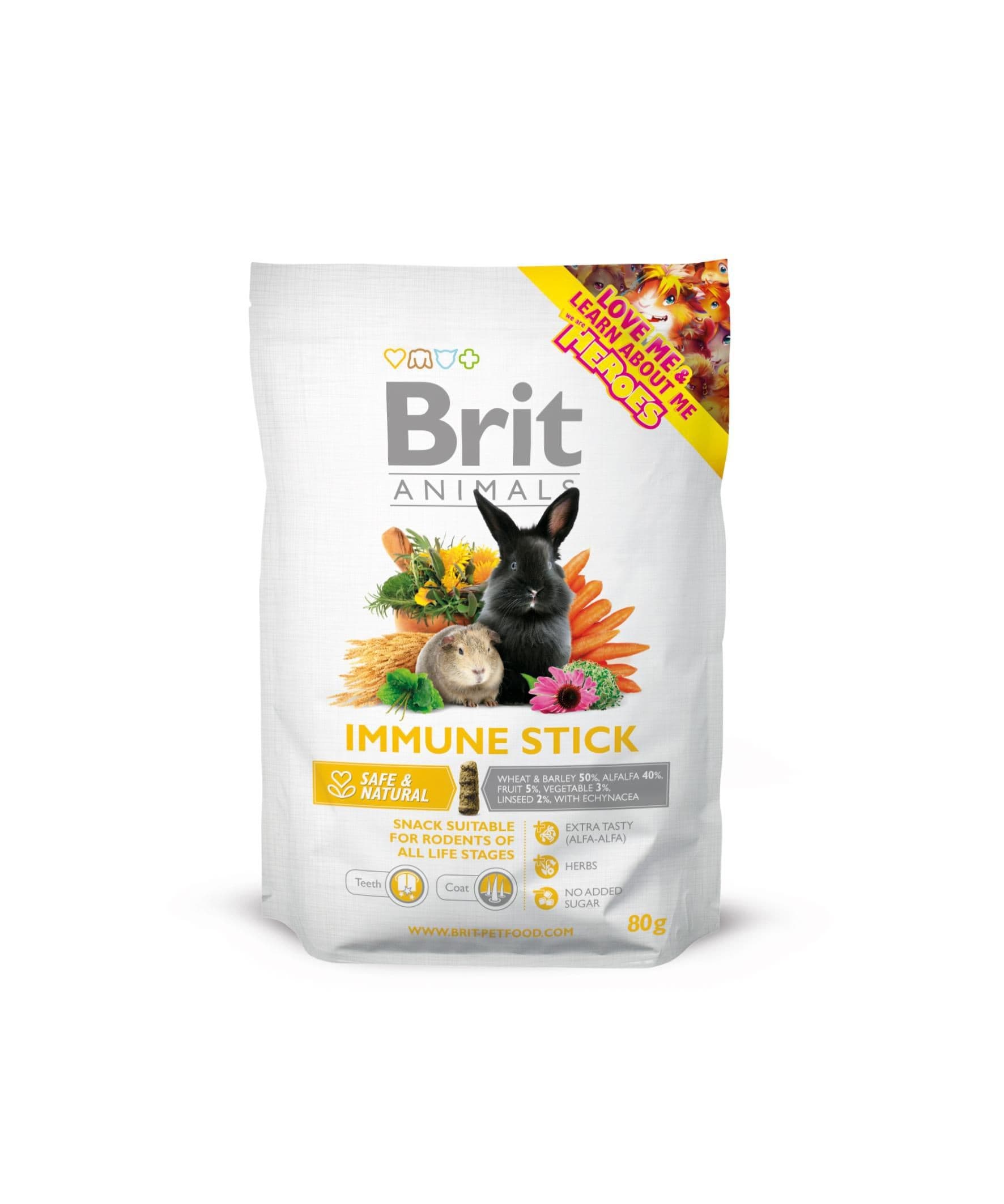 Brit Animals Immune Stick For Rodents 80 g