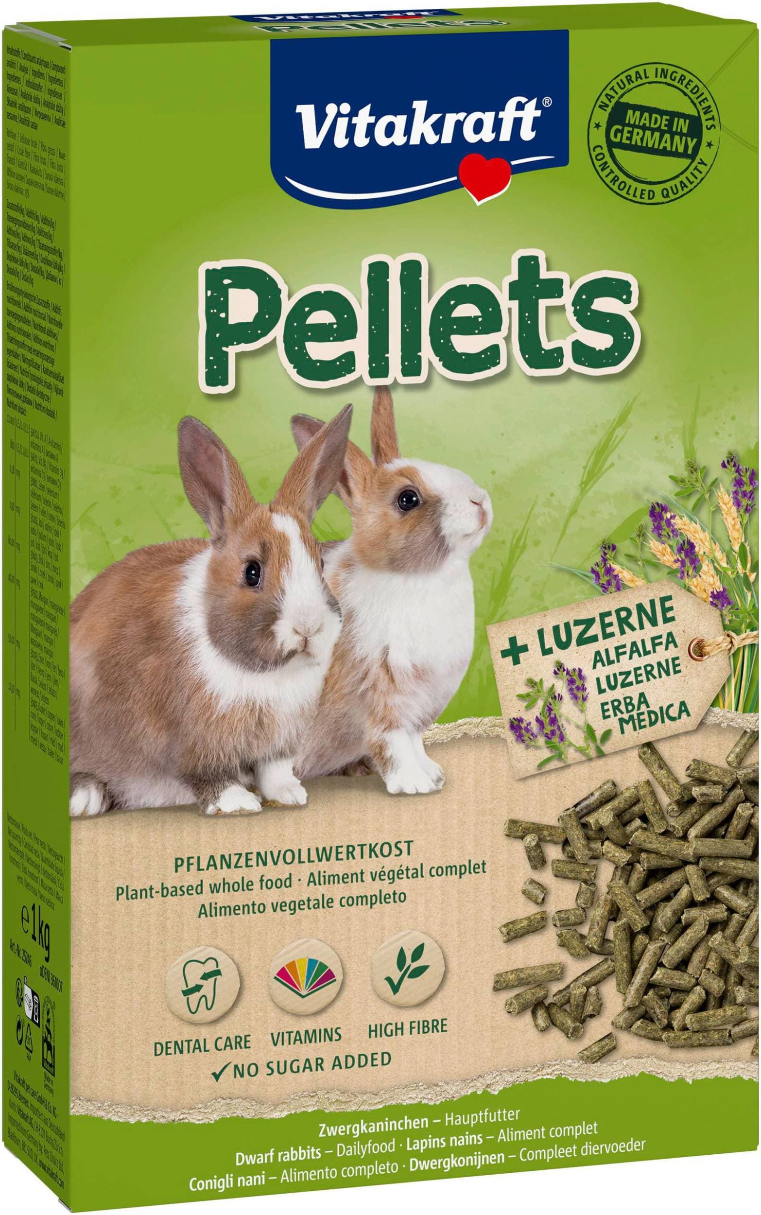 Vitakraft Pellets, králík 1 kg