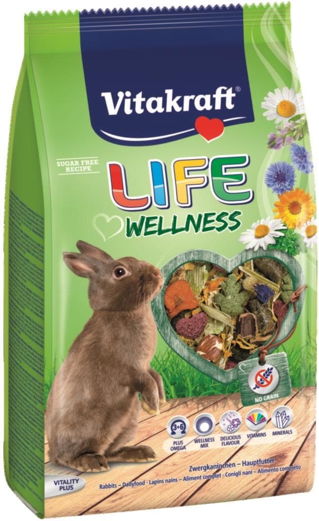 Vitakraft Life Wellness králík 600 g