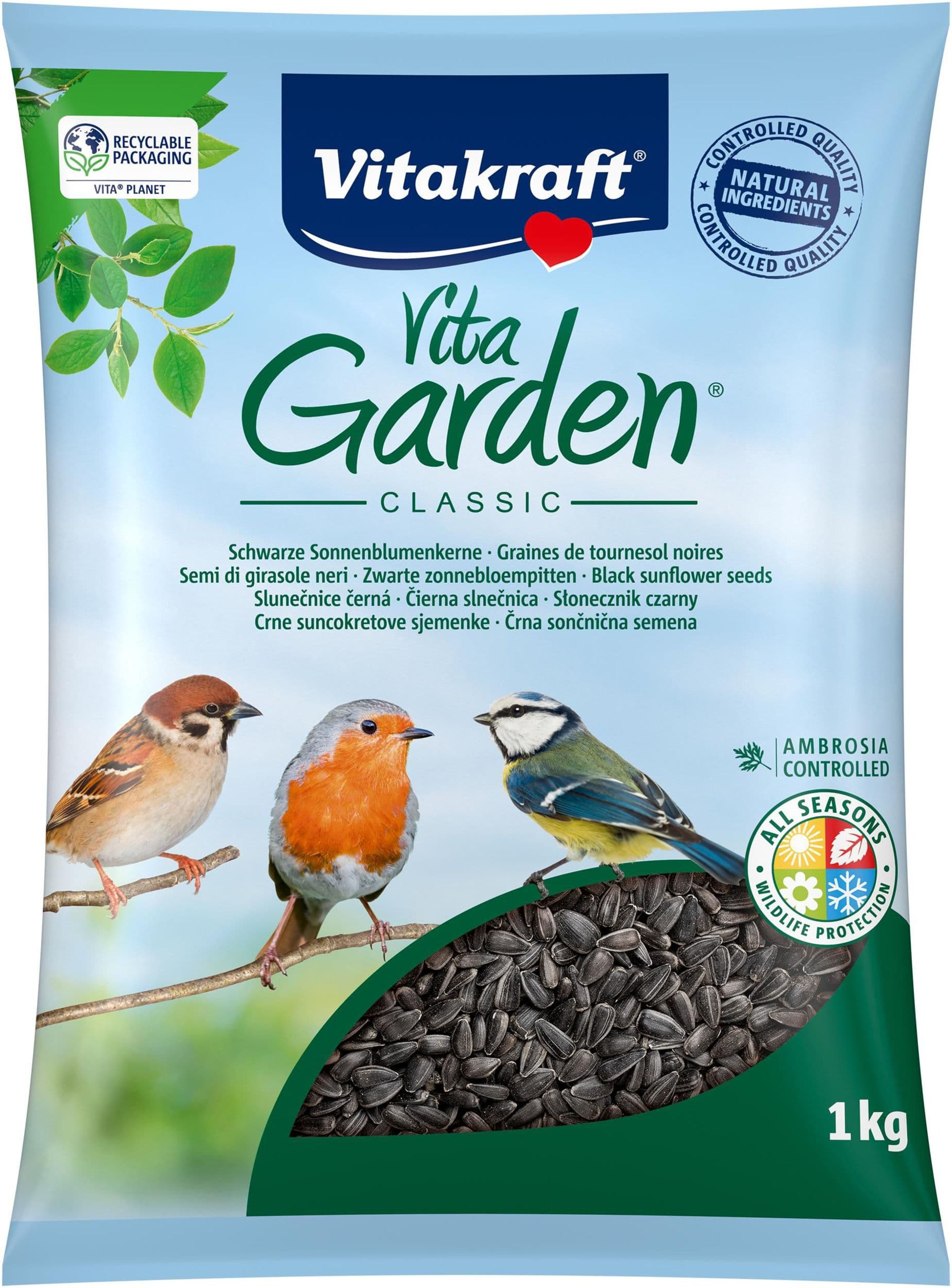 Vitakraft Vita Garden Slunečnice černá 1kg