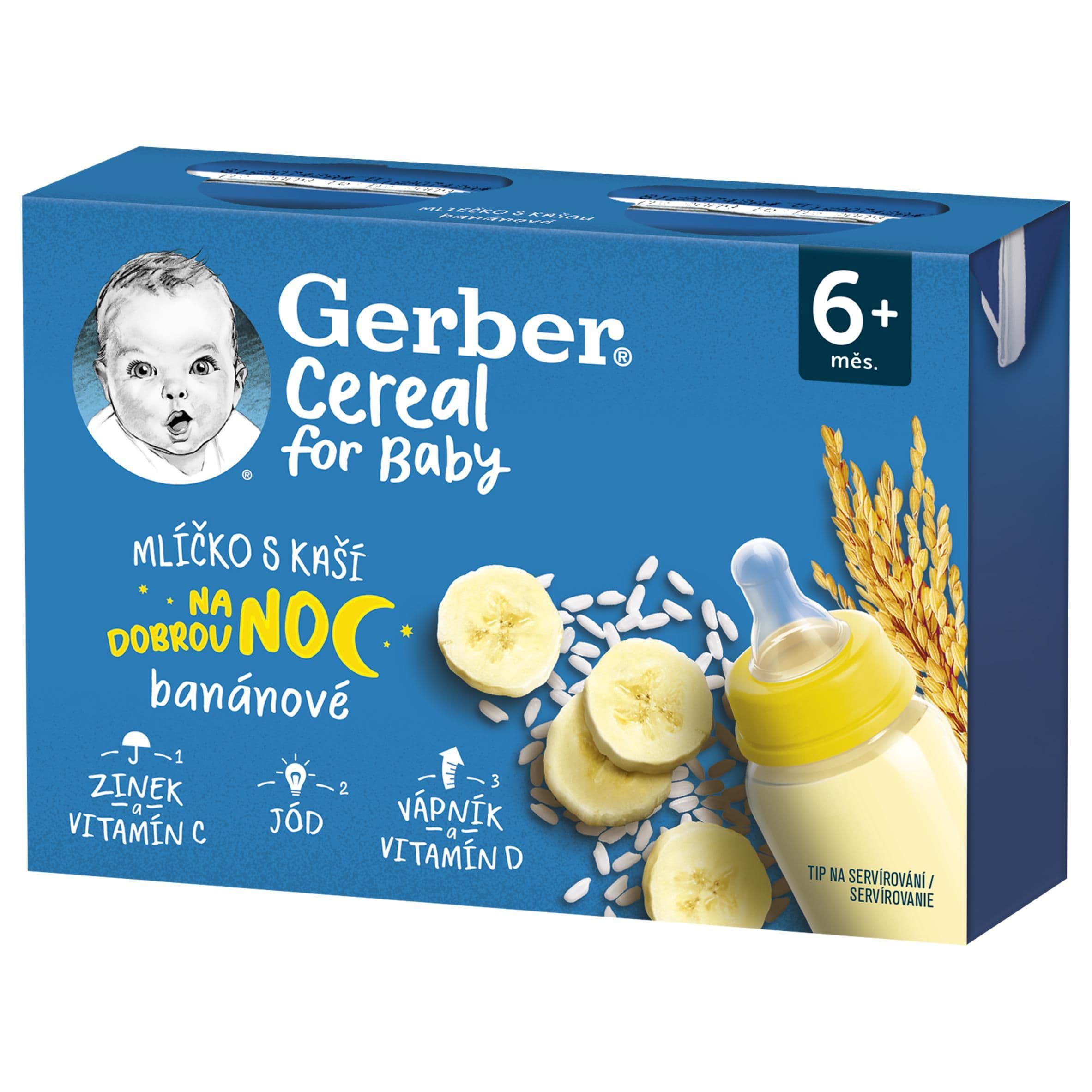 Gerber Cereal mlíčko s kaší banánové 400 ml