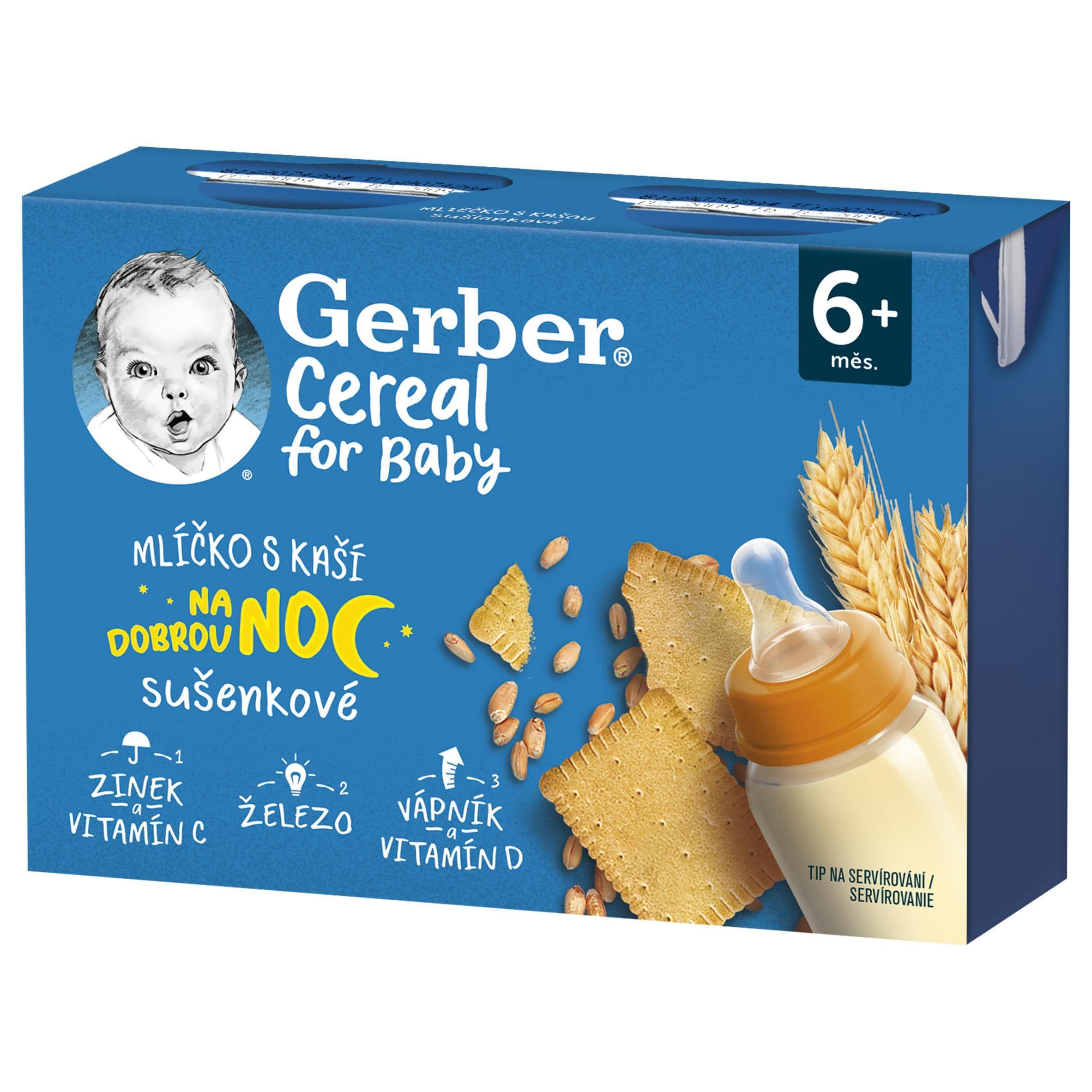 Gerber Cereal mlíčko s kaší sušenkové 400 ml