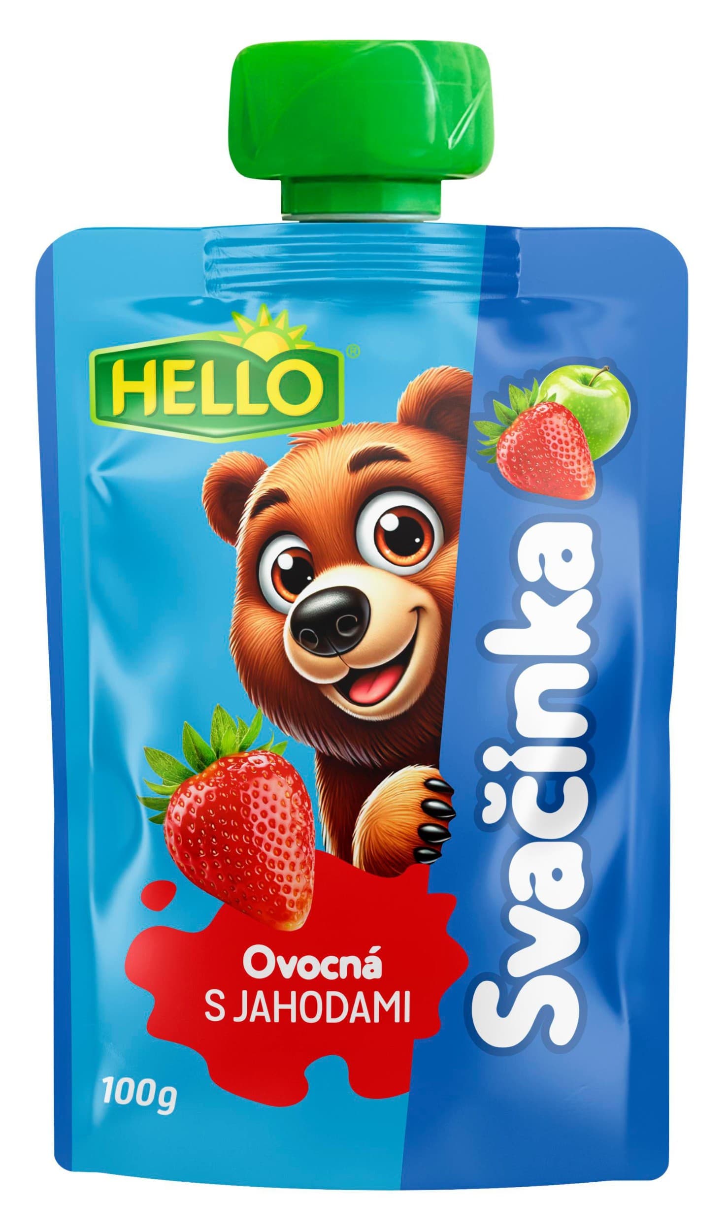 Hello Ovocná přesnídávka s jahodami 100 g