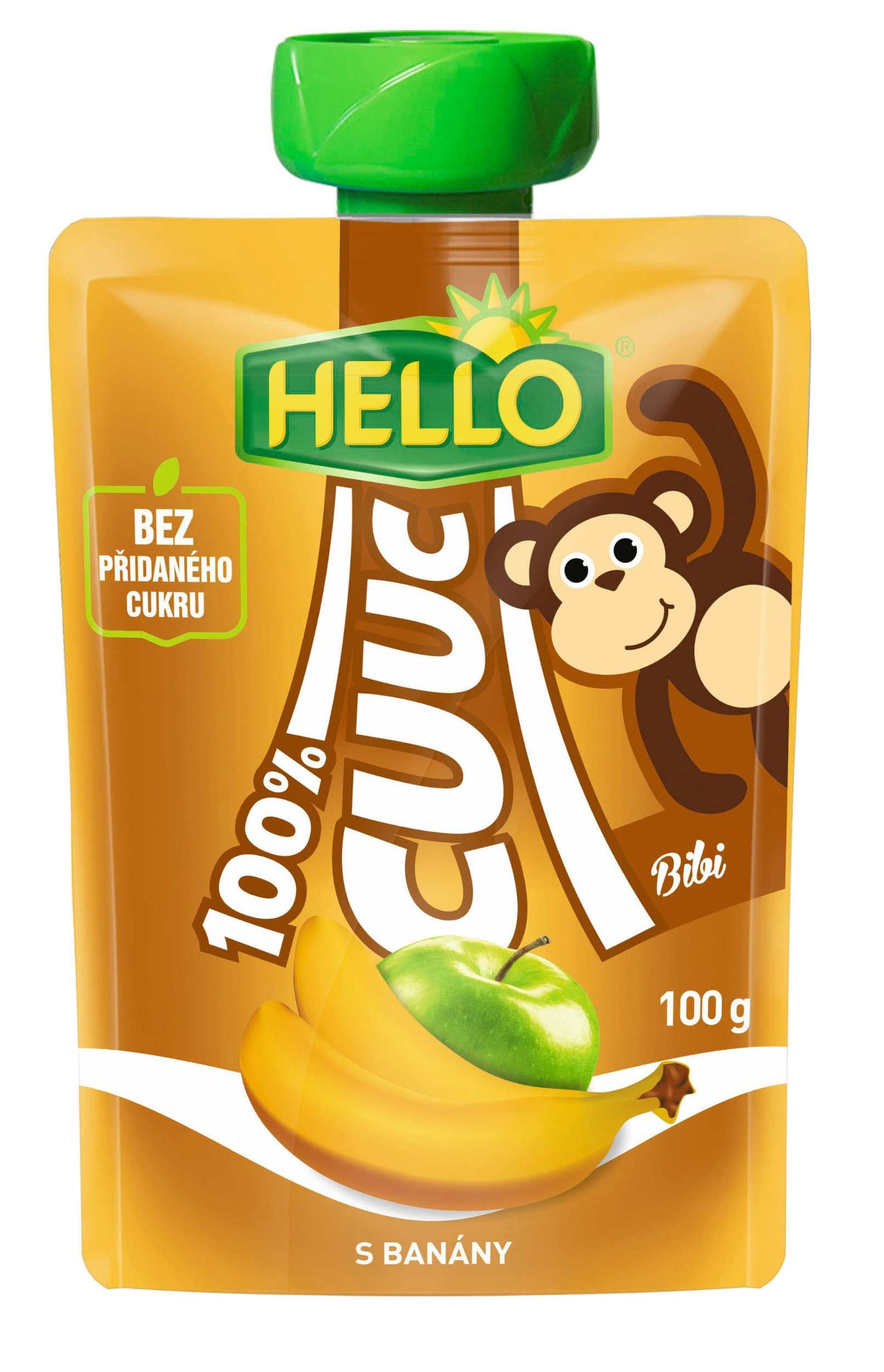 Hello Cuuc 100% banán kapsička 100 g