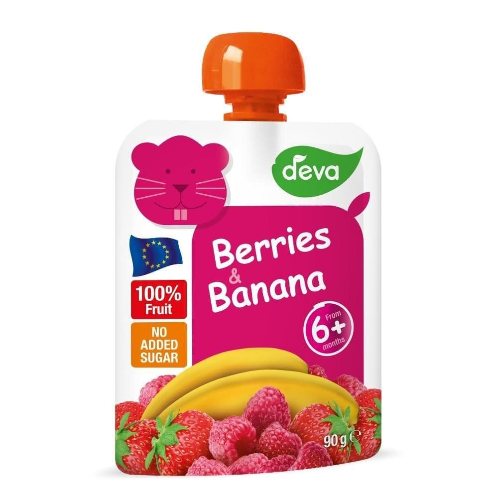 Deva Jahoda, Malina, Banán 90 g