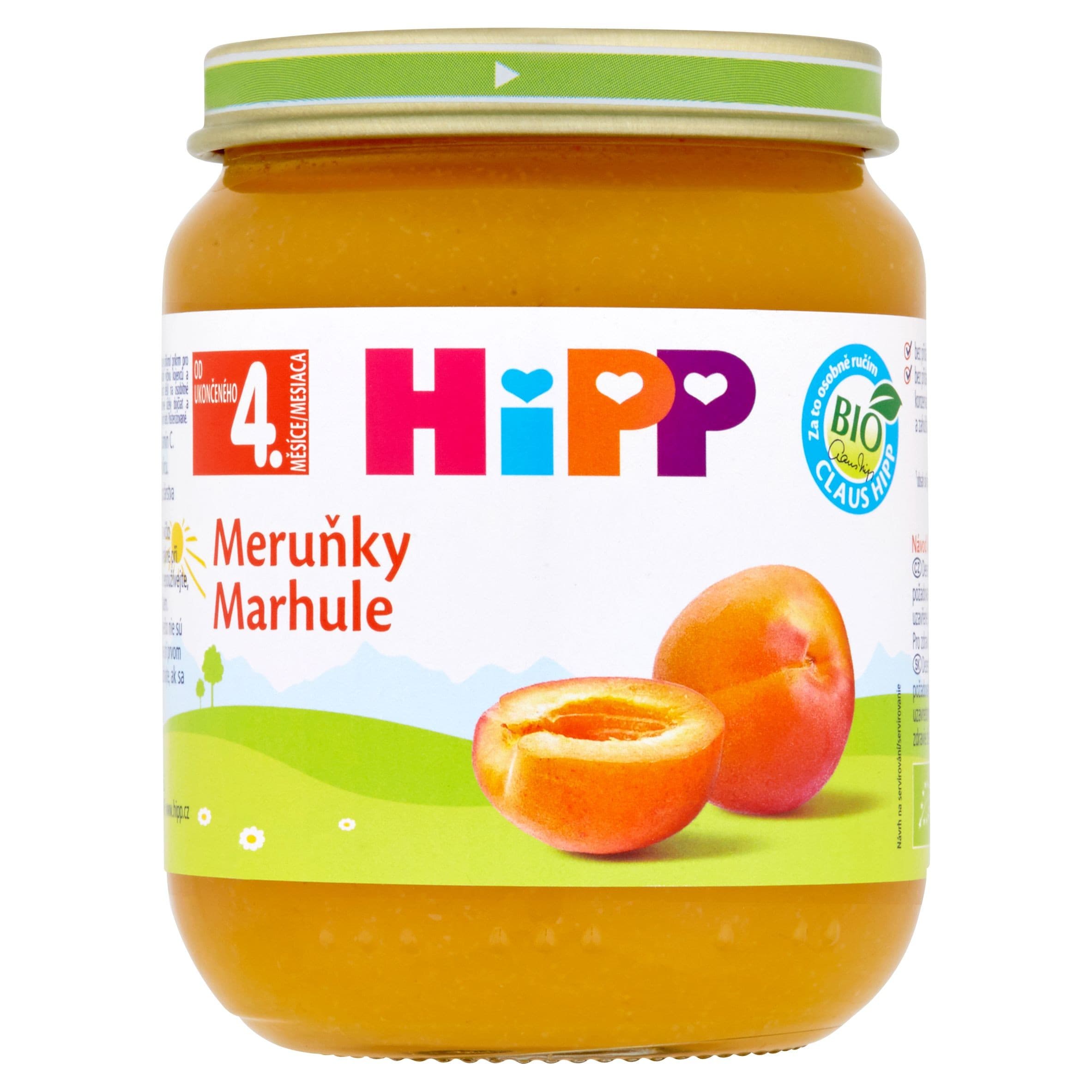 HiPP BIO meruňky 125 g