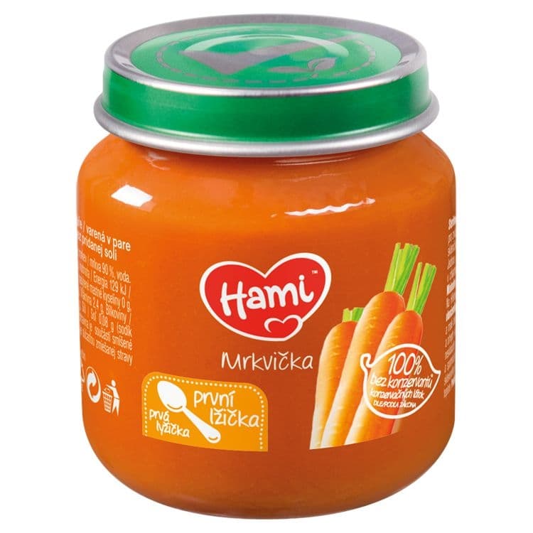 Hami Zeleninový příkrm Mrkvička první lžička 125 g