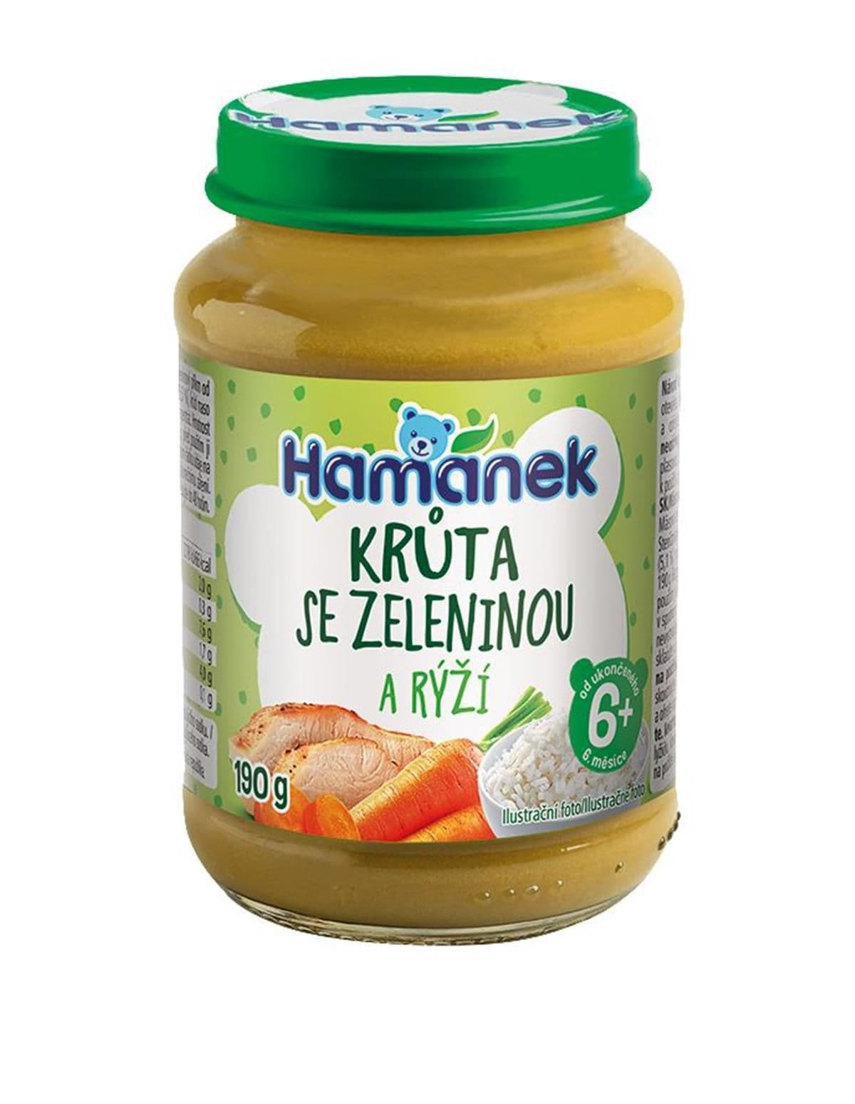 Hamánek Krůta s gratinovanou zeleninou a rýží 190 g