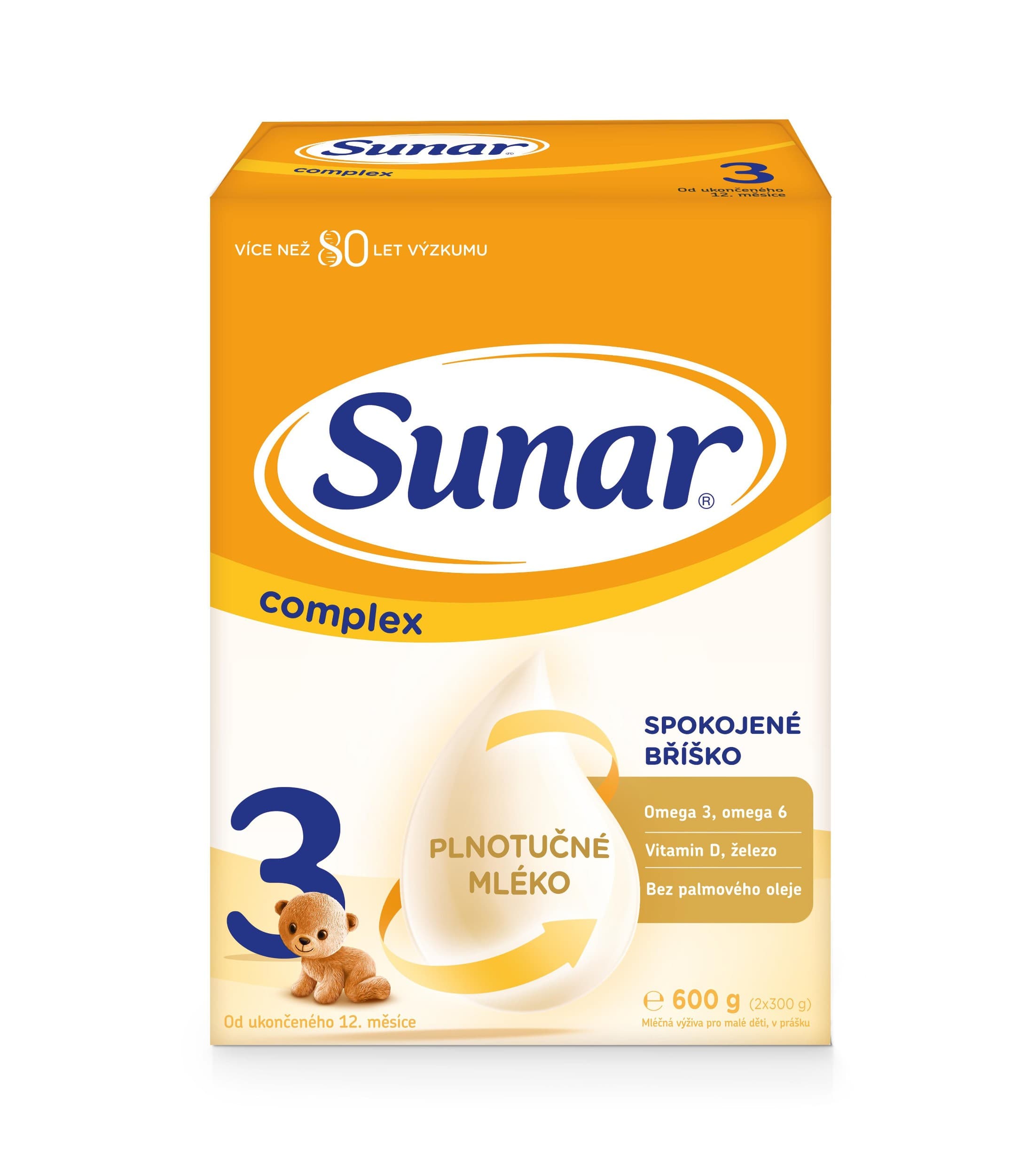 Sunar Complex 3 batolecí mléko 600 g