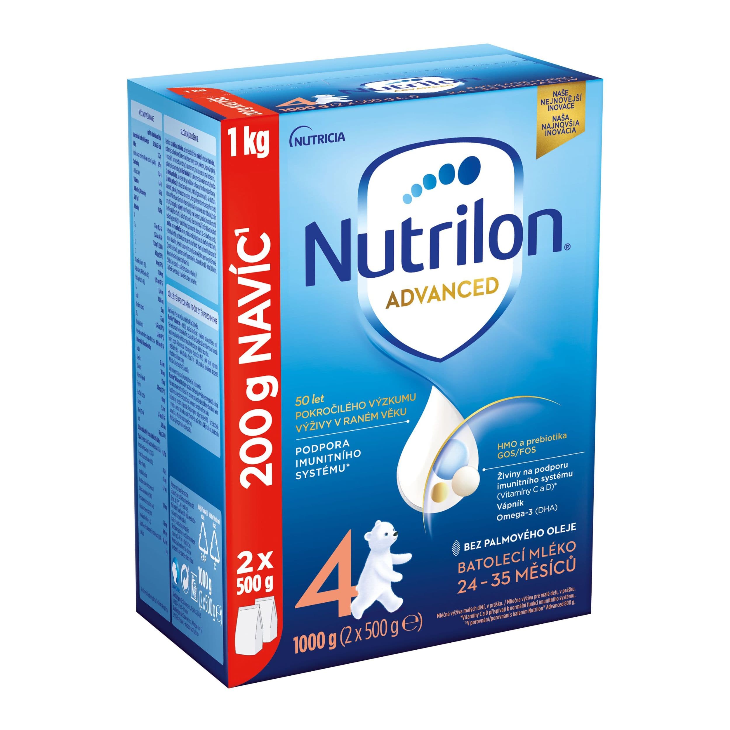 Nutrilon 4 Advanced batolecí mléko 1 kg