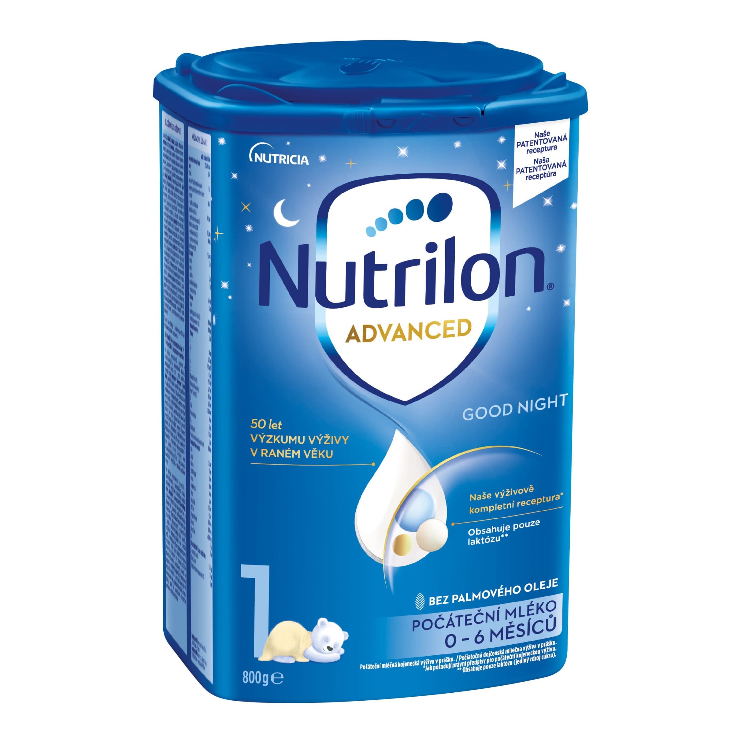 Nutrilon 1 Pronutra Good Sleep počáteční mléko na dobrou noc od narození 800 g