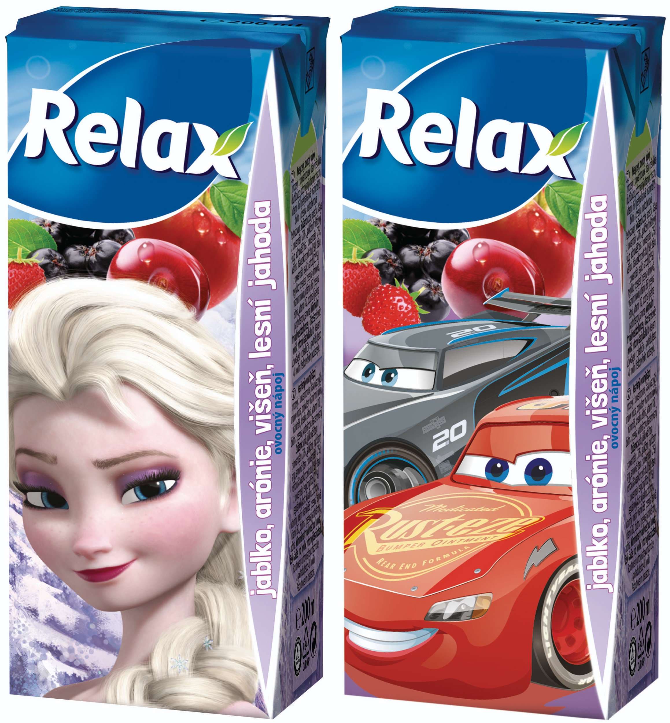 Relax Jablko, Aronie, Višeň 0,2l