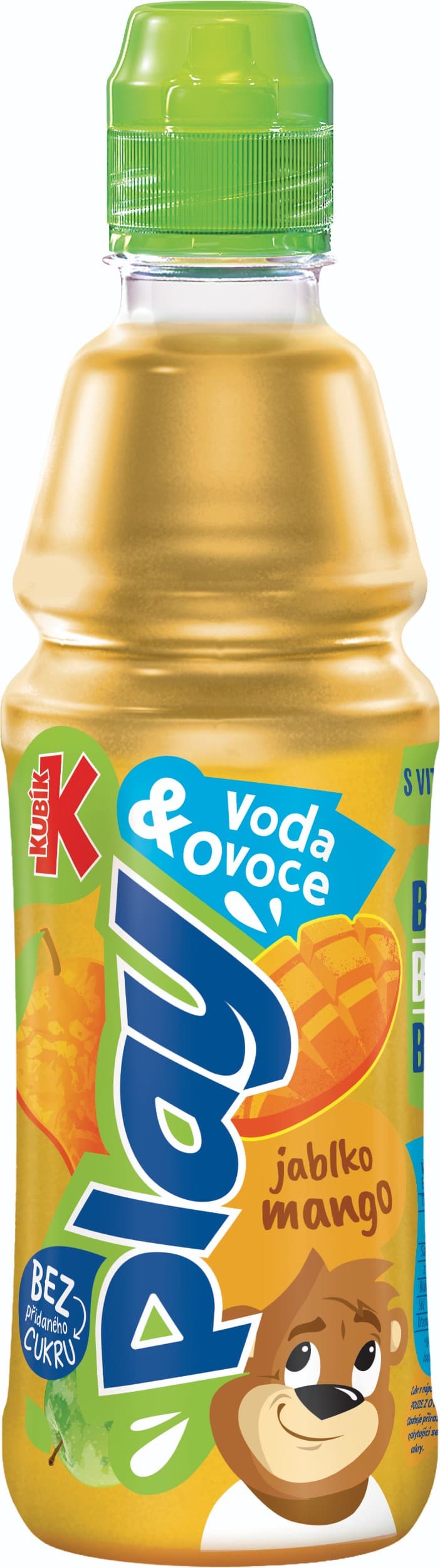 Kubík Play Voda + ovoce příchuť Mango 0,4l PET
