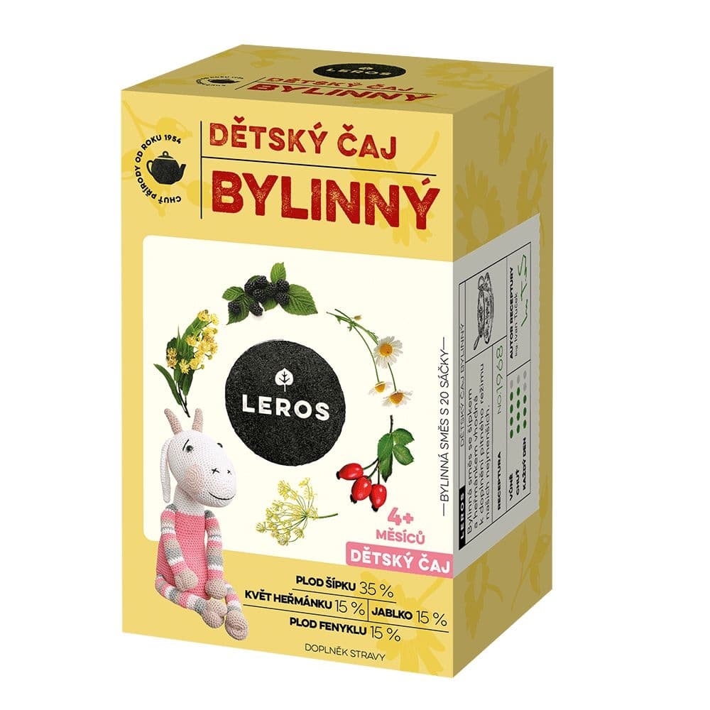 Leros Dětský čaj bylinný 20x1,8g