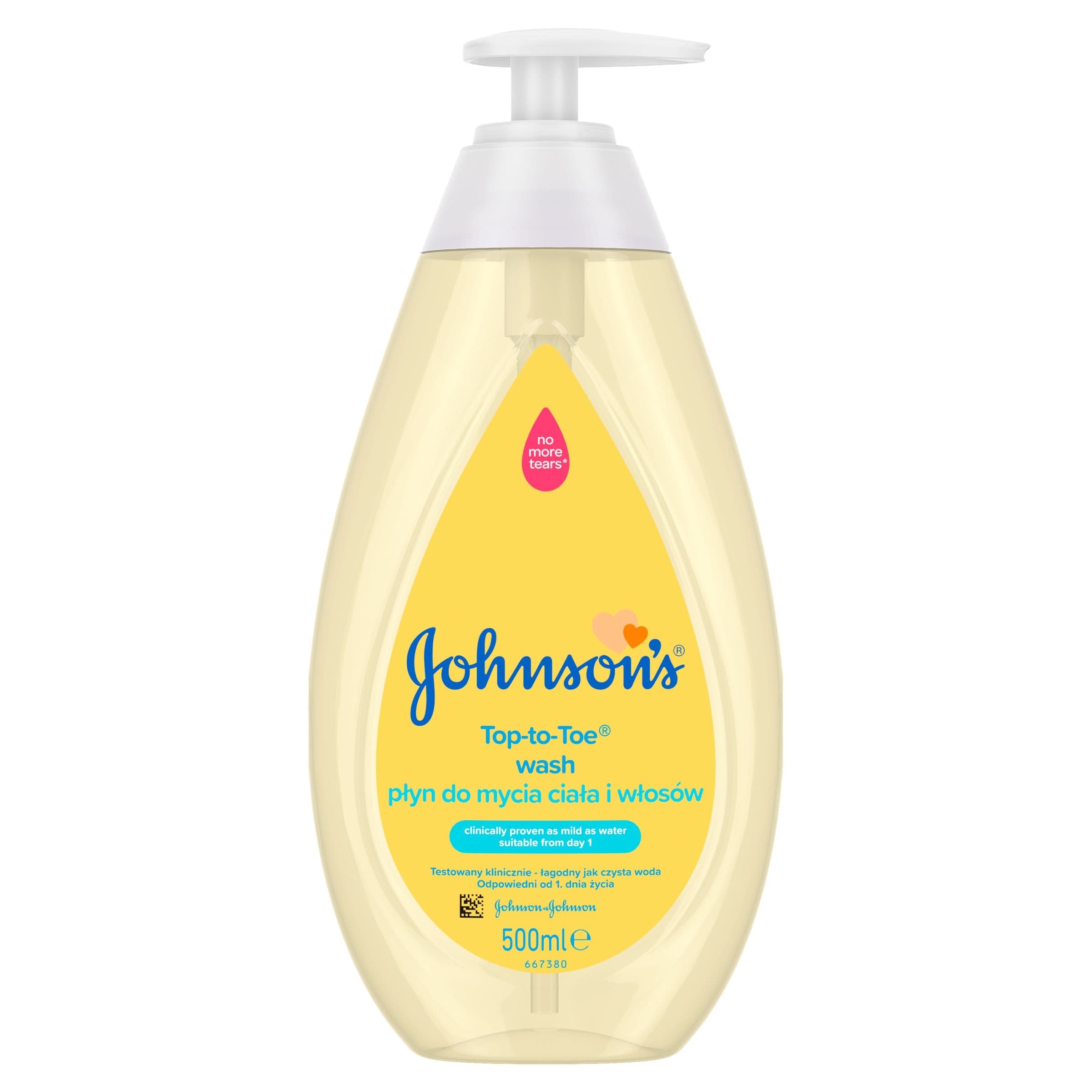 JOHNSON´S® Mycí gel pro tělo a vlásky 500 ml
