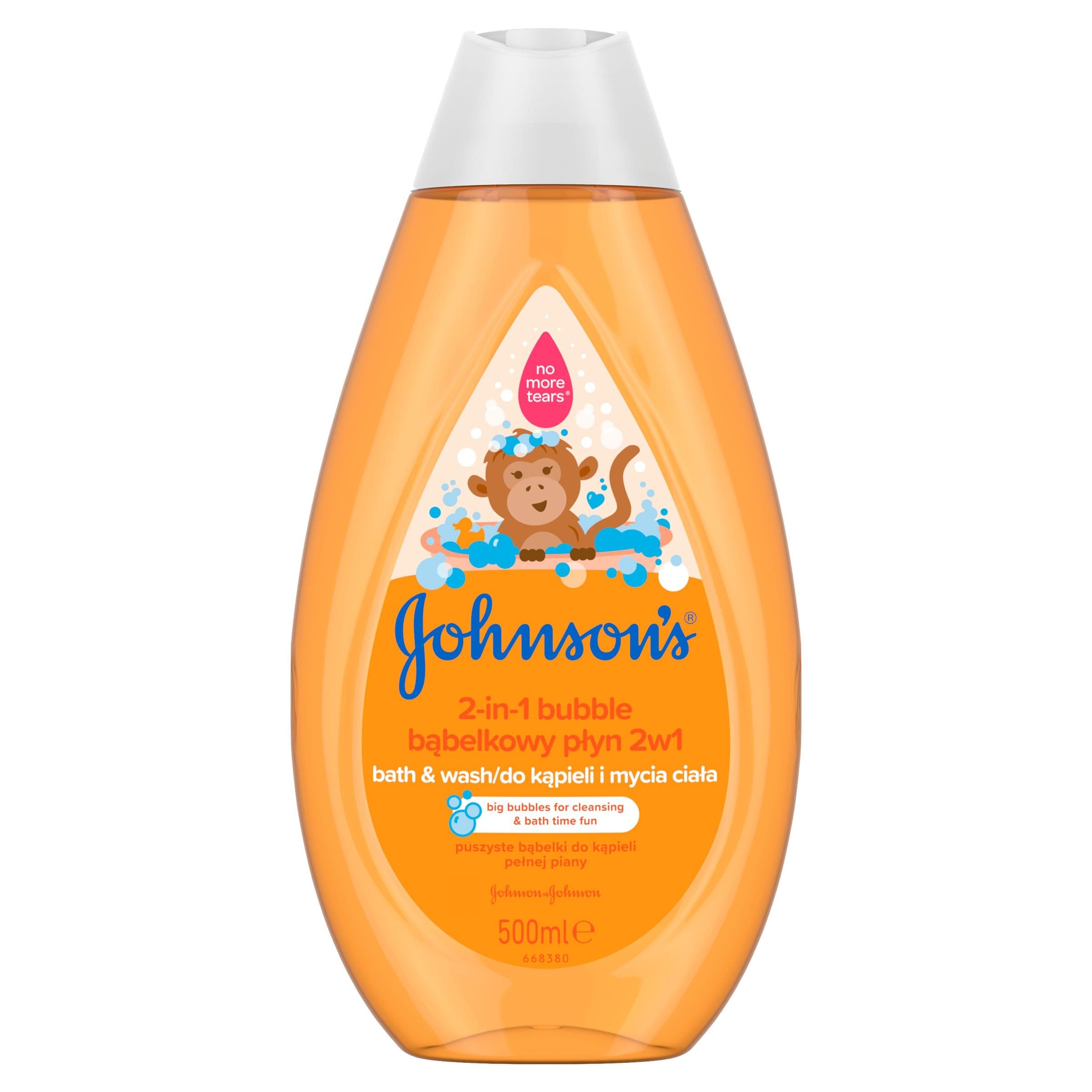 JOHNSON´S® Bublinková koupel & mycí gel 2v1 500 ml