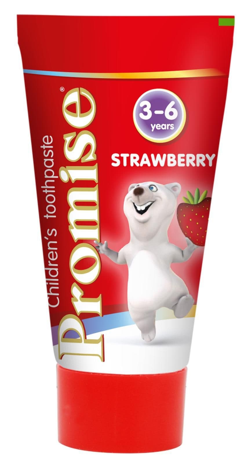 Promise Dětská zubní pasta s fluorem a příchutí jahod 50 ml