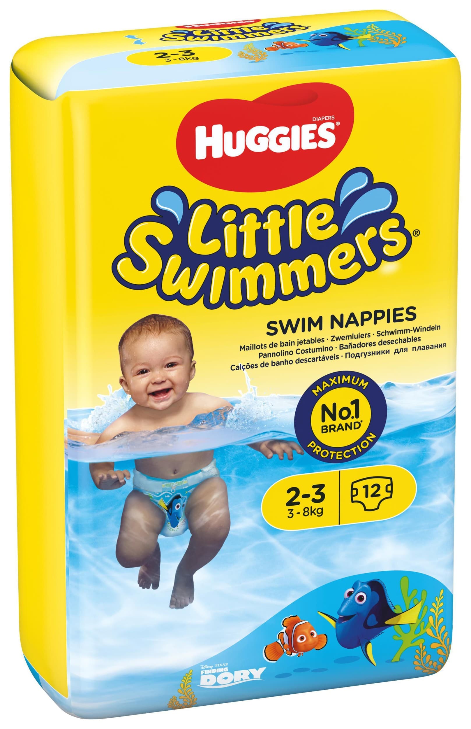 HUGGIES® Little Swimmers natahovací plenky na plavání 2-3 12ks