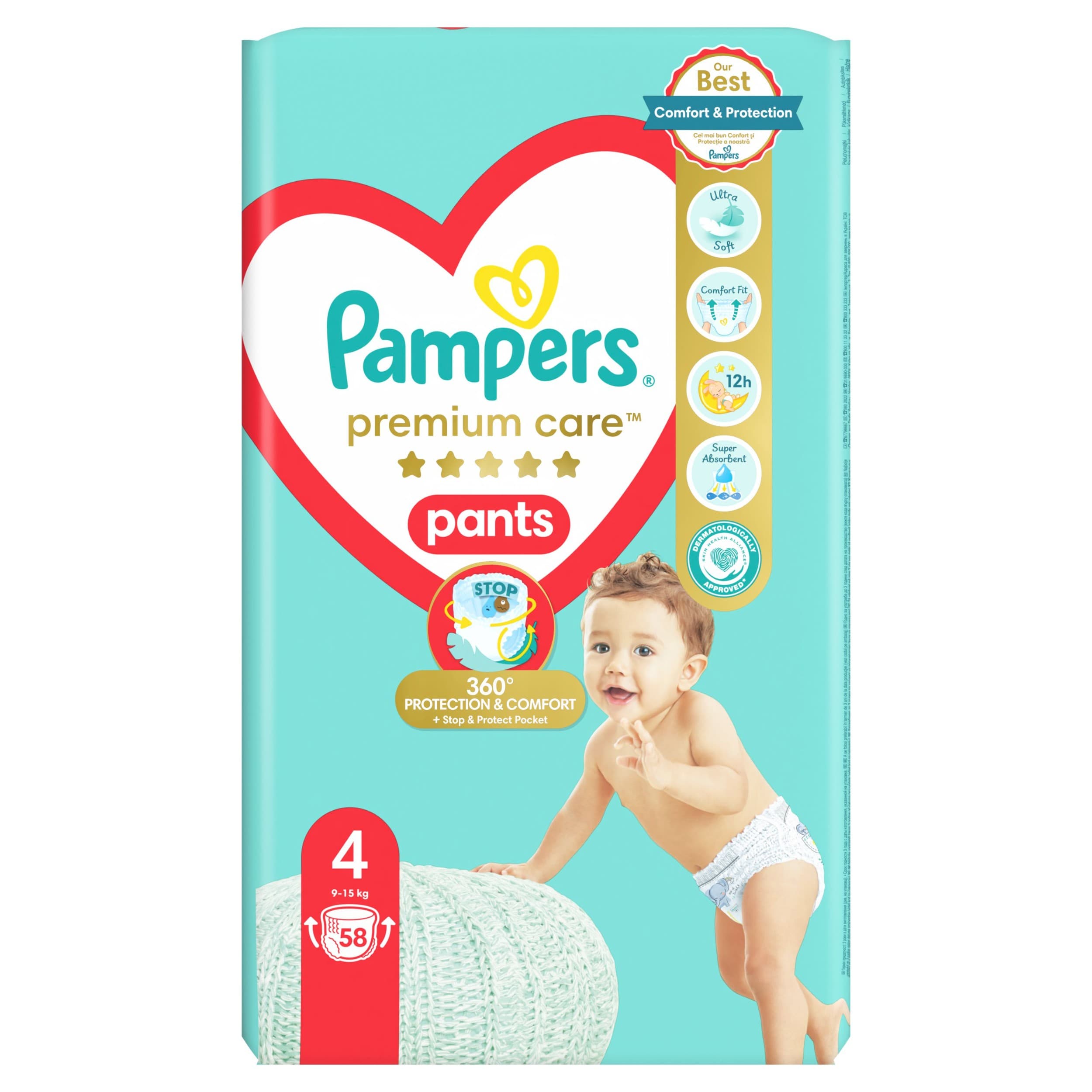 Pampers Premium Pants vel.4 58ks
