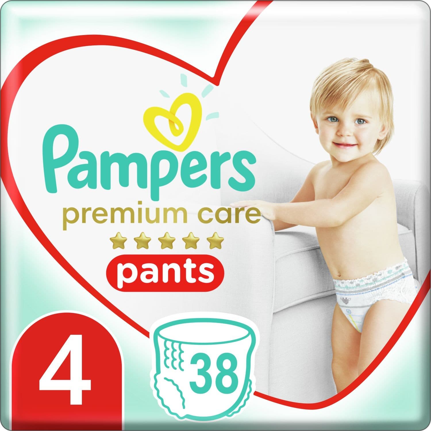 Pampers Pants Premium Care vel. 4, 8-14 kg 44ks