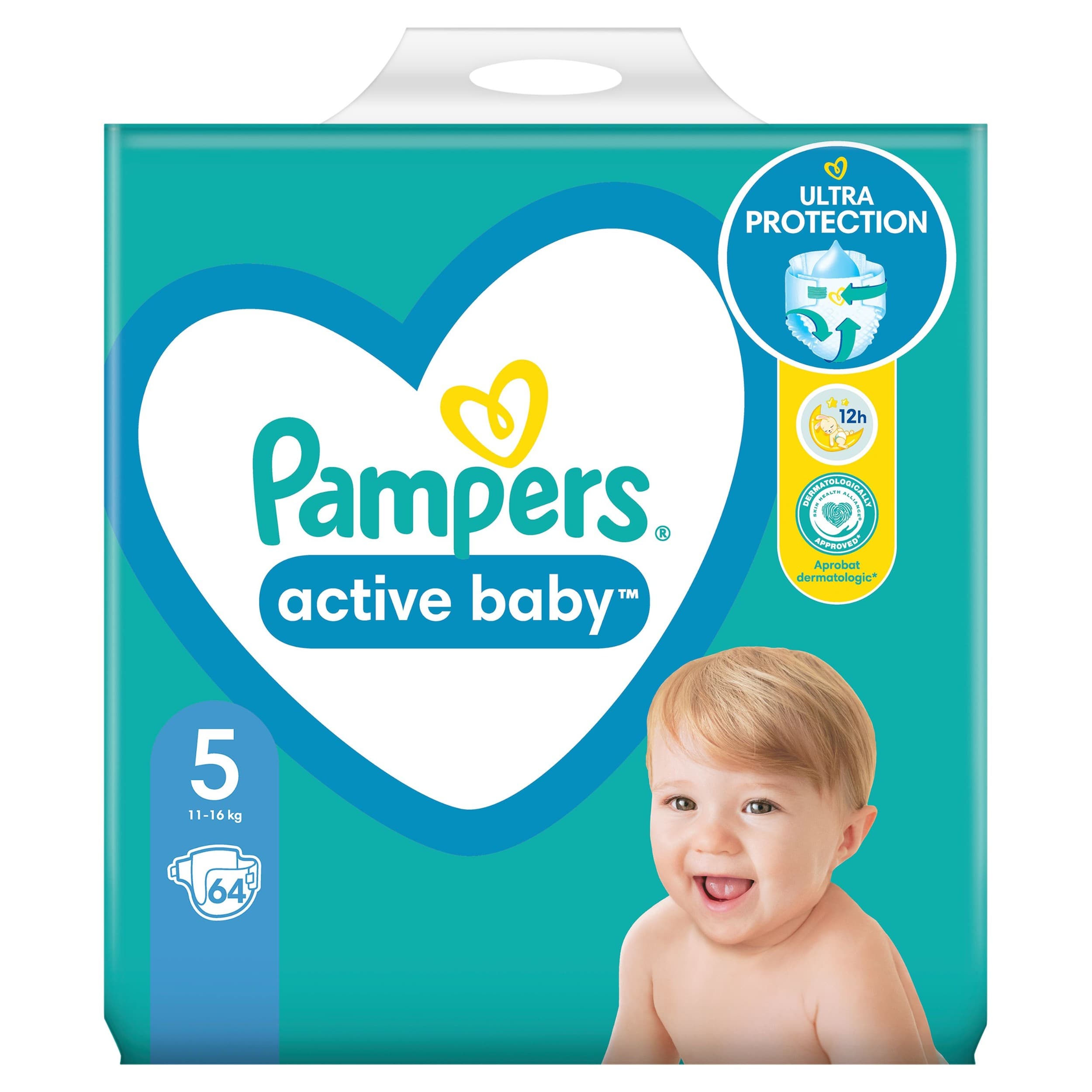 Pampers Active Baby vel.5 (11-16kg) 64ks