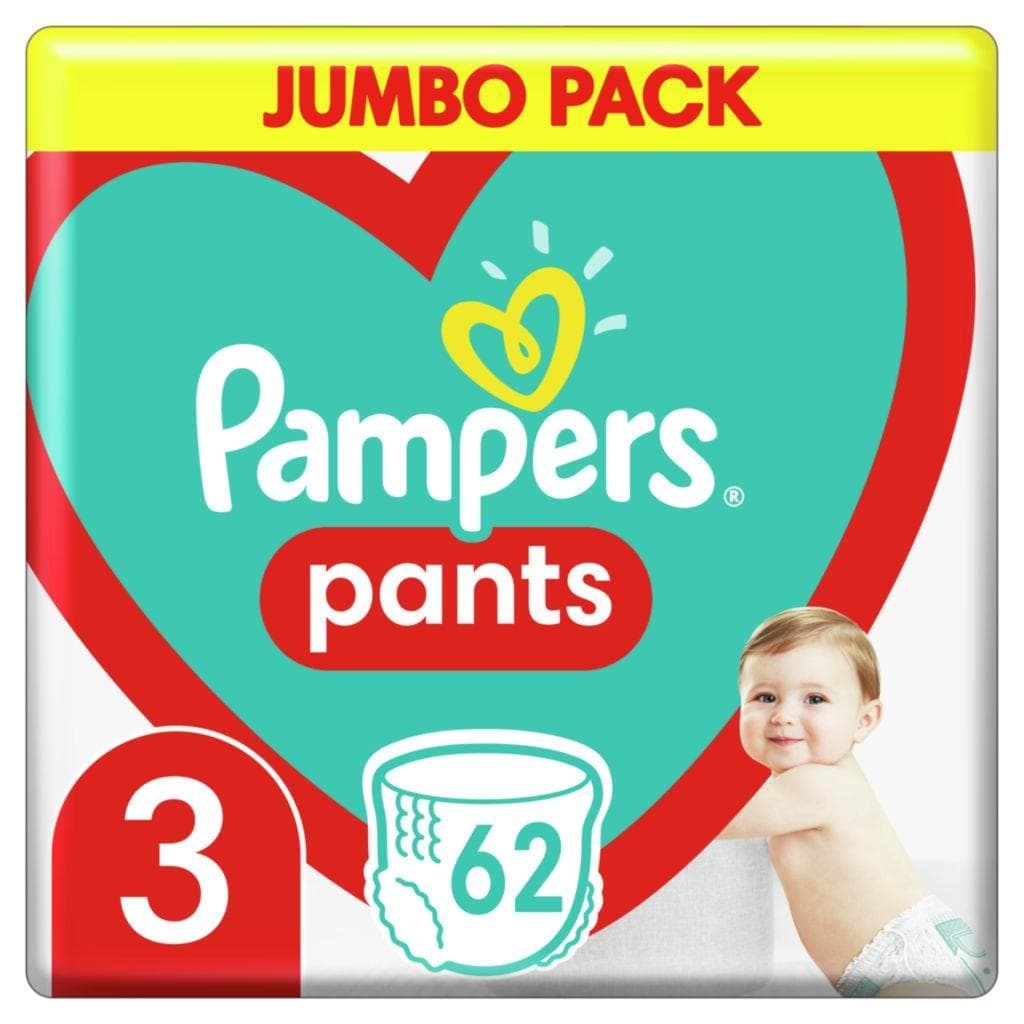 Pampers Pants Plenkové kalhotky vel. 3 62ks
