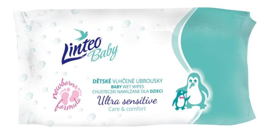 Linteo Baby vlhčené dětské ubrousky 64ks