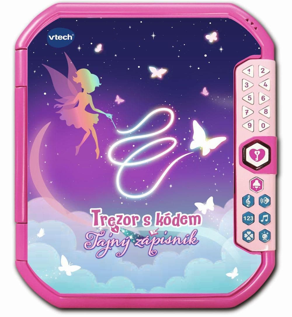 Vtech Tajný zápisník, trezor s kódem CZ, 640g