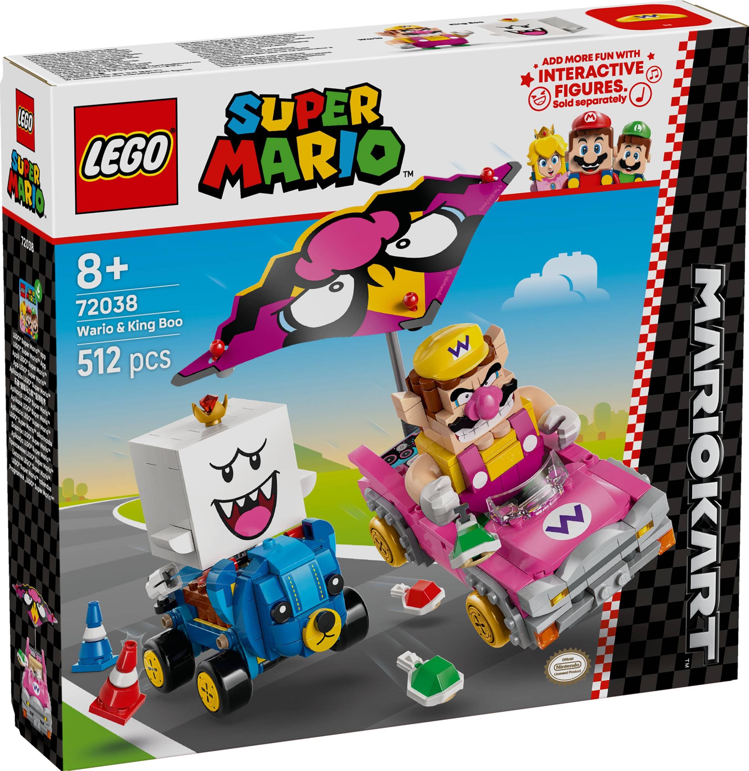 LEGO® Super Mario 72038 Mario Kart – Wario a King Boo