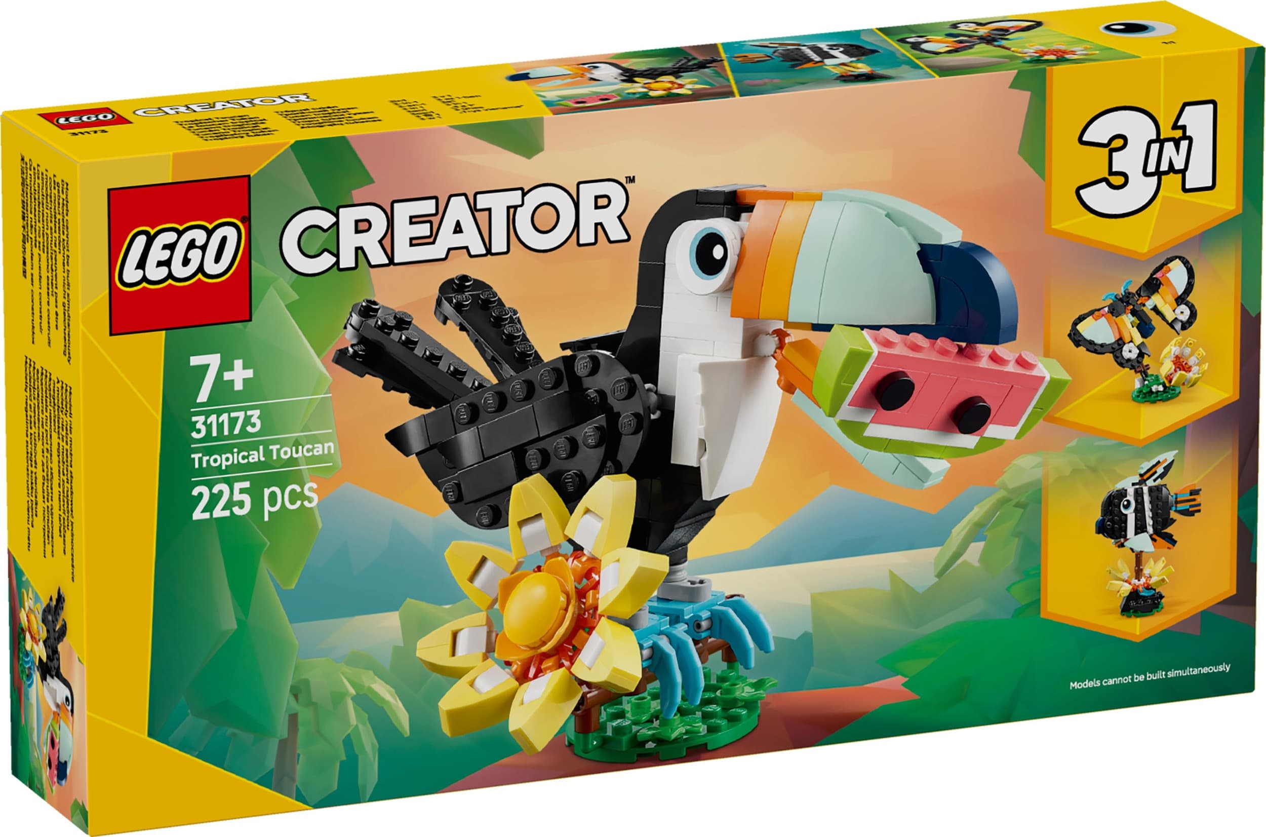 LEGO® Creator 3 v 1 31173 Divoká zvířata: Tropický tukan