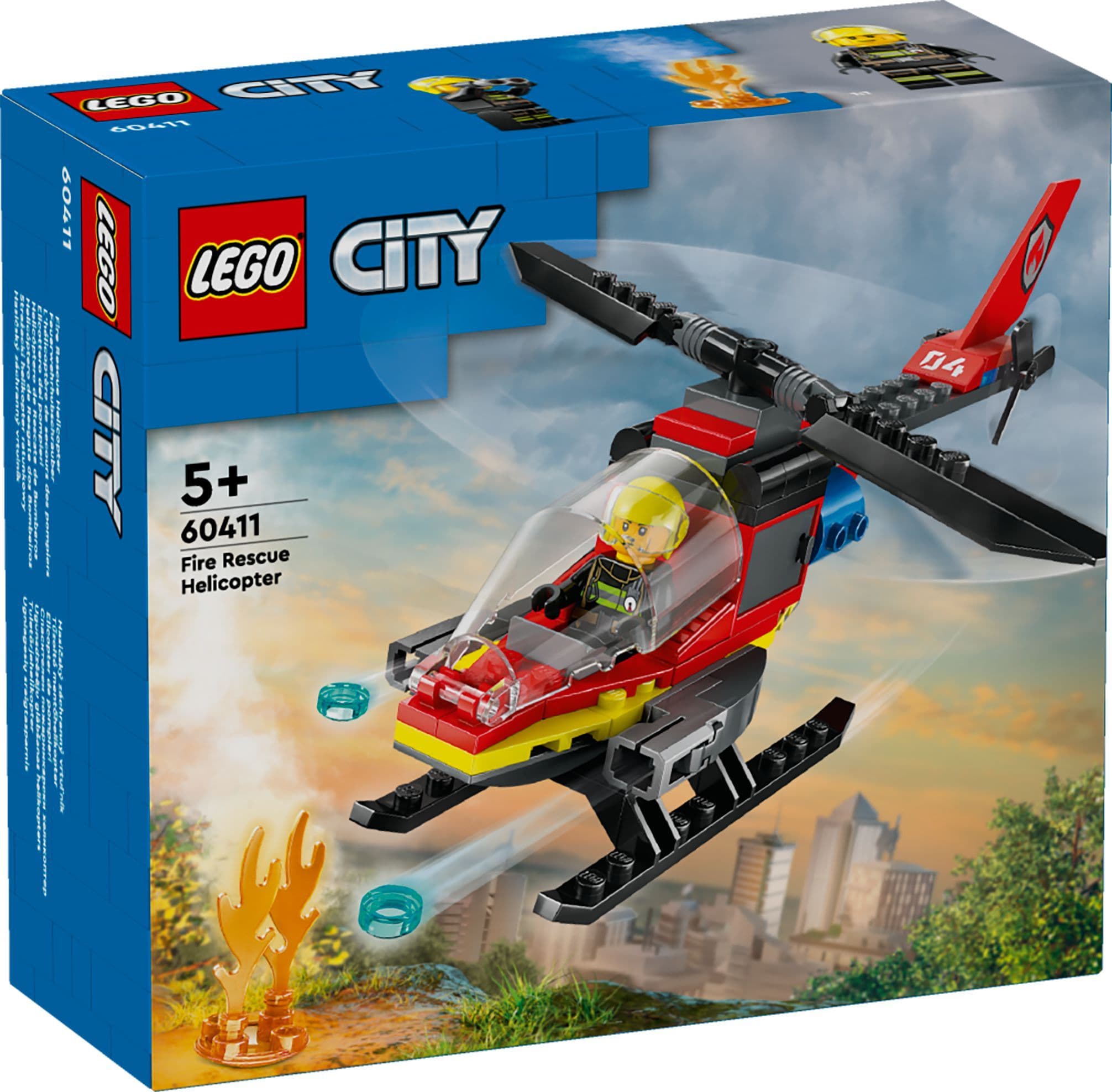 LEGO® City 60411 Hasičský záchranný vrtulník