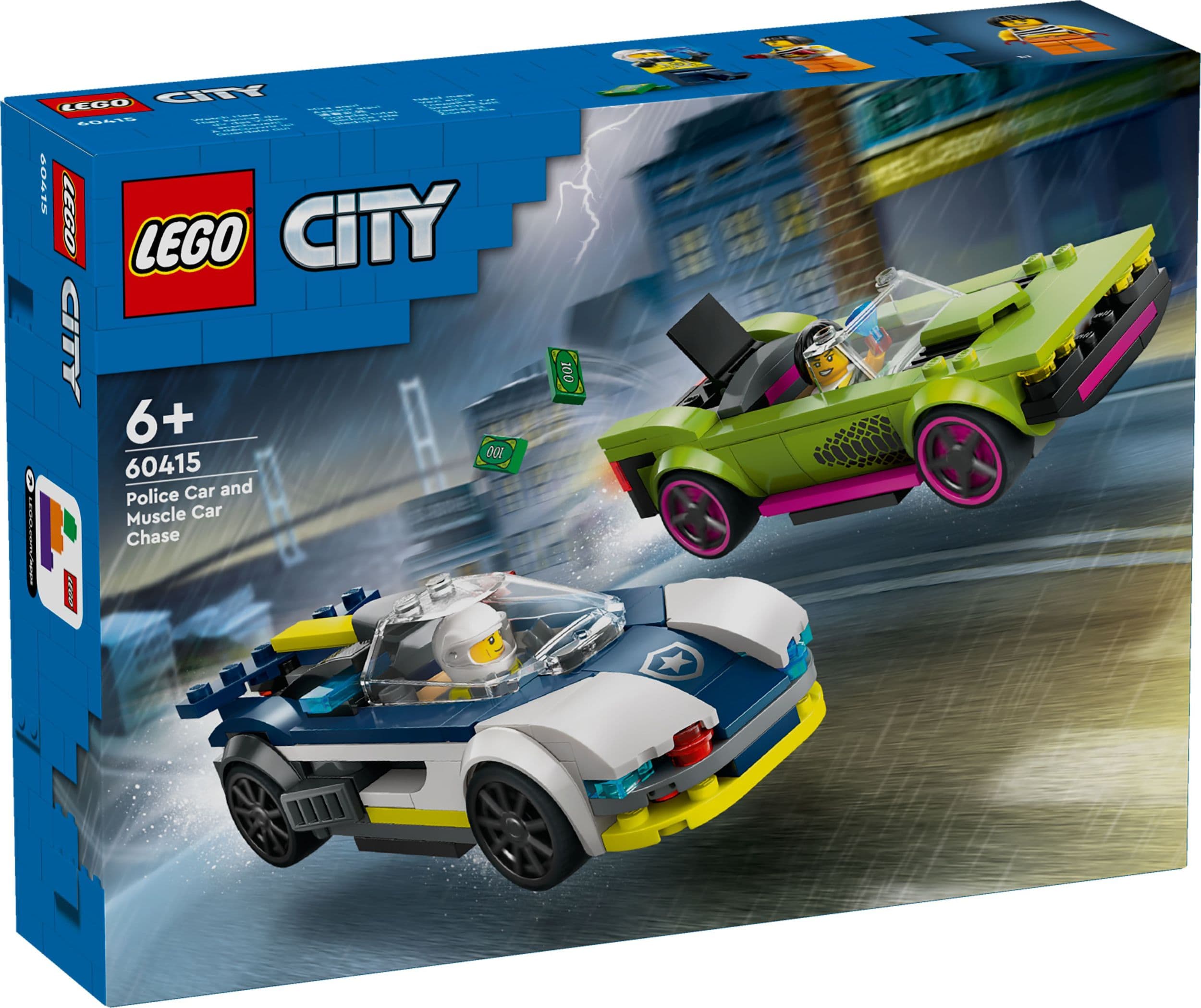 LEGO® City 60415 Honička policejního auta a sporťáku