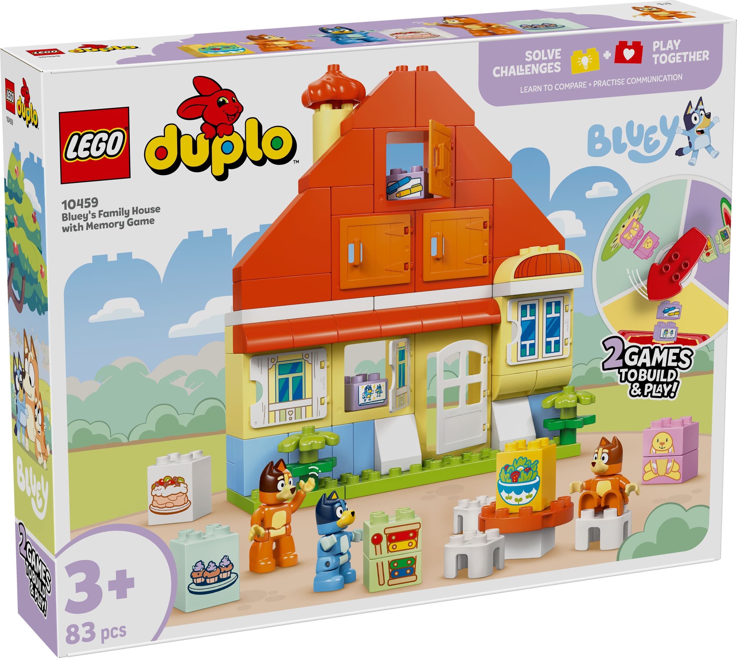 LEGO® DUPLO 10459 Dům Bluey a paměťová hra