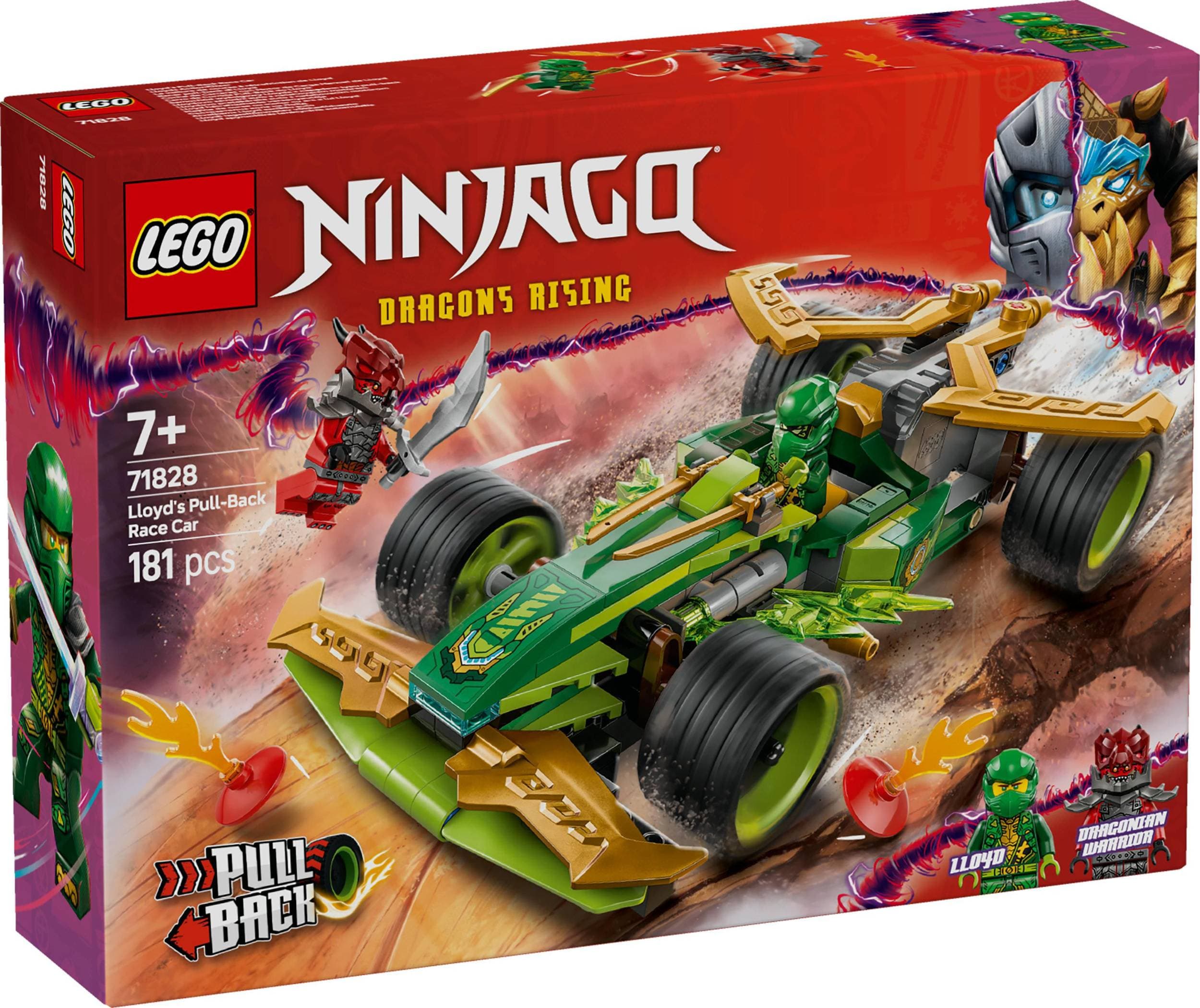 LEGO® Ninjago 71828 Lloydovo závodní auto s natahovacím motorem