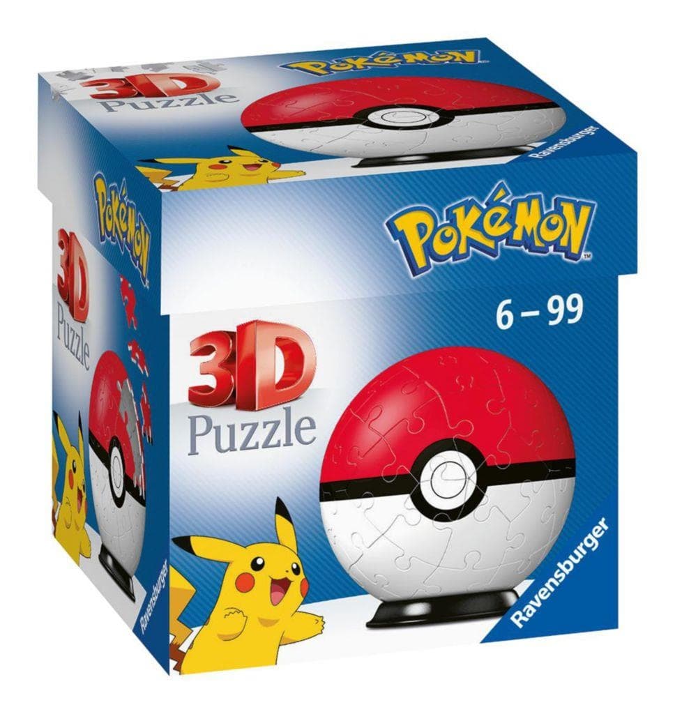 Ravensburger 3D Puzzle 112562 Puzzle-Ball Pokémon 54 dílků