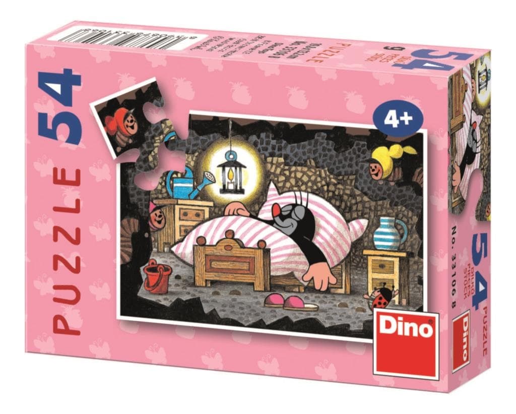 Dino Krteček 54 mini puzzle
