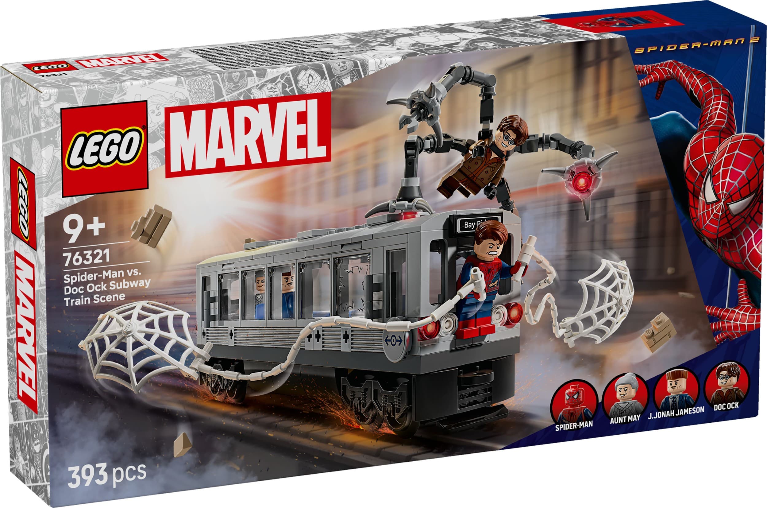 LEGO® Marvel 76321 Spider-Man vs. Doc Ock: Scéna v metru