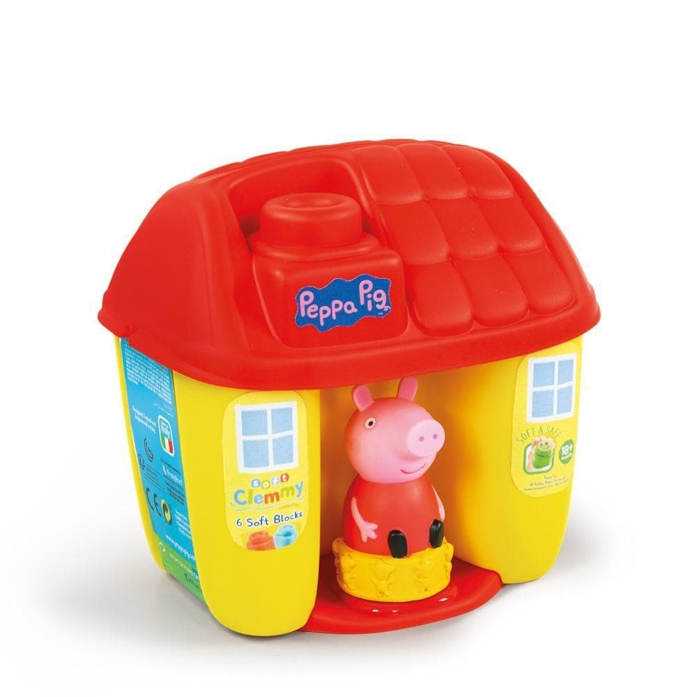 Clementoni Clemmy baby Peppa Pig, kyblík s kostkami 18m+