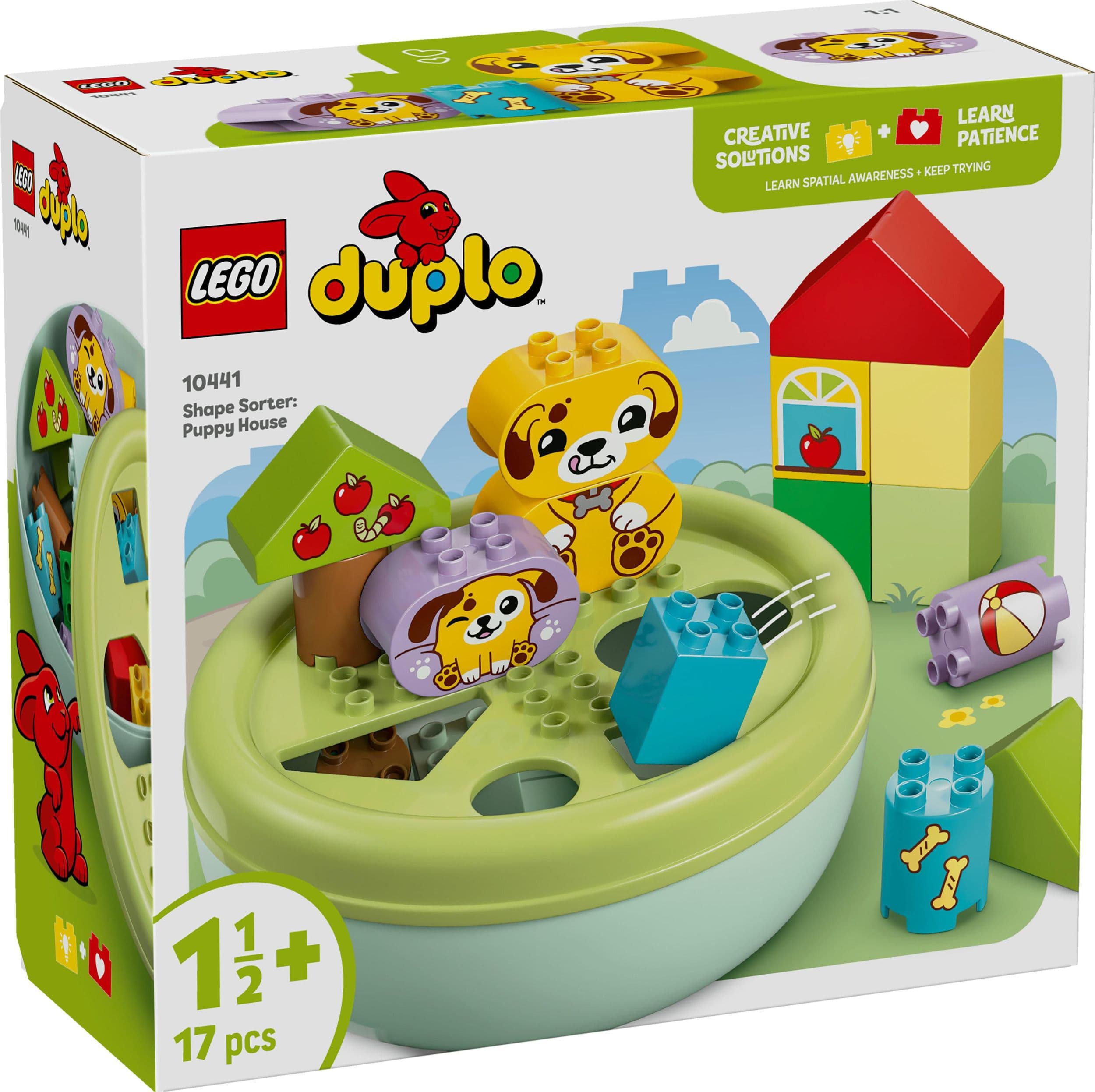 LEGO® DUPLO 10441 Třídění tvarů: Domeček pro štěňátka